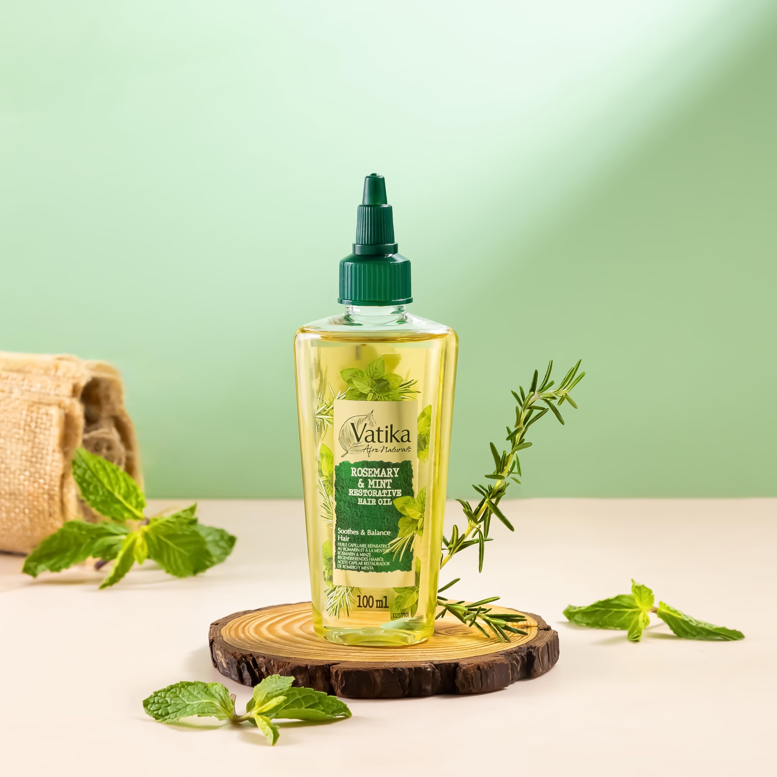 Vatika Afro Naturals Rosemary & Mint Restorative Hair Oil - 100 ml for Balanced Hair Care 7