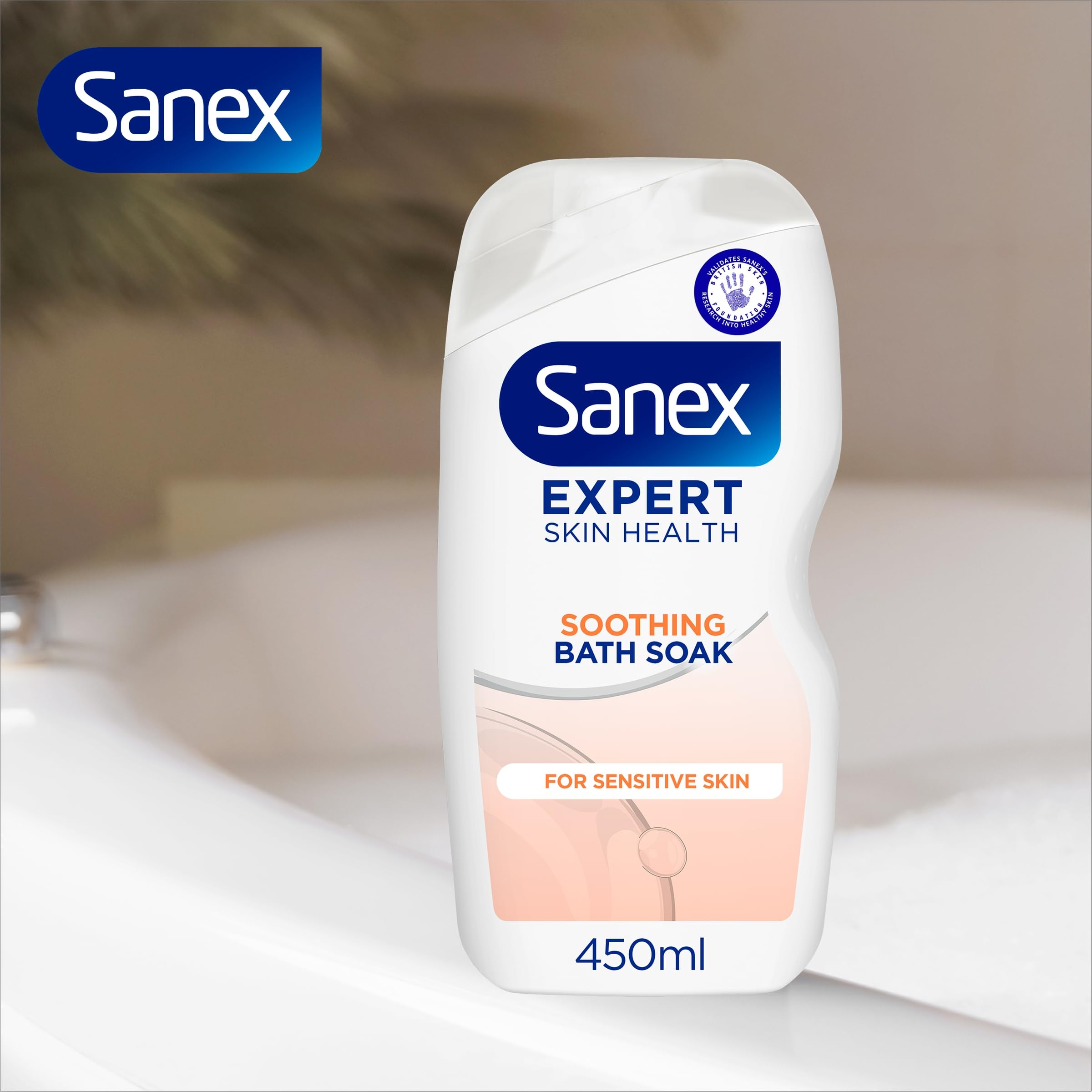 Sanex Expert Skin Health Soothing Bath Soak for Sensitive Skin, 450ml (6 Pack) 7