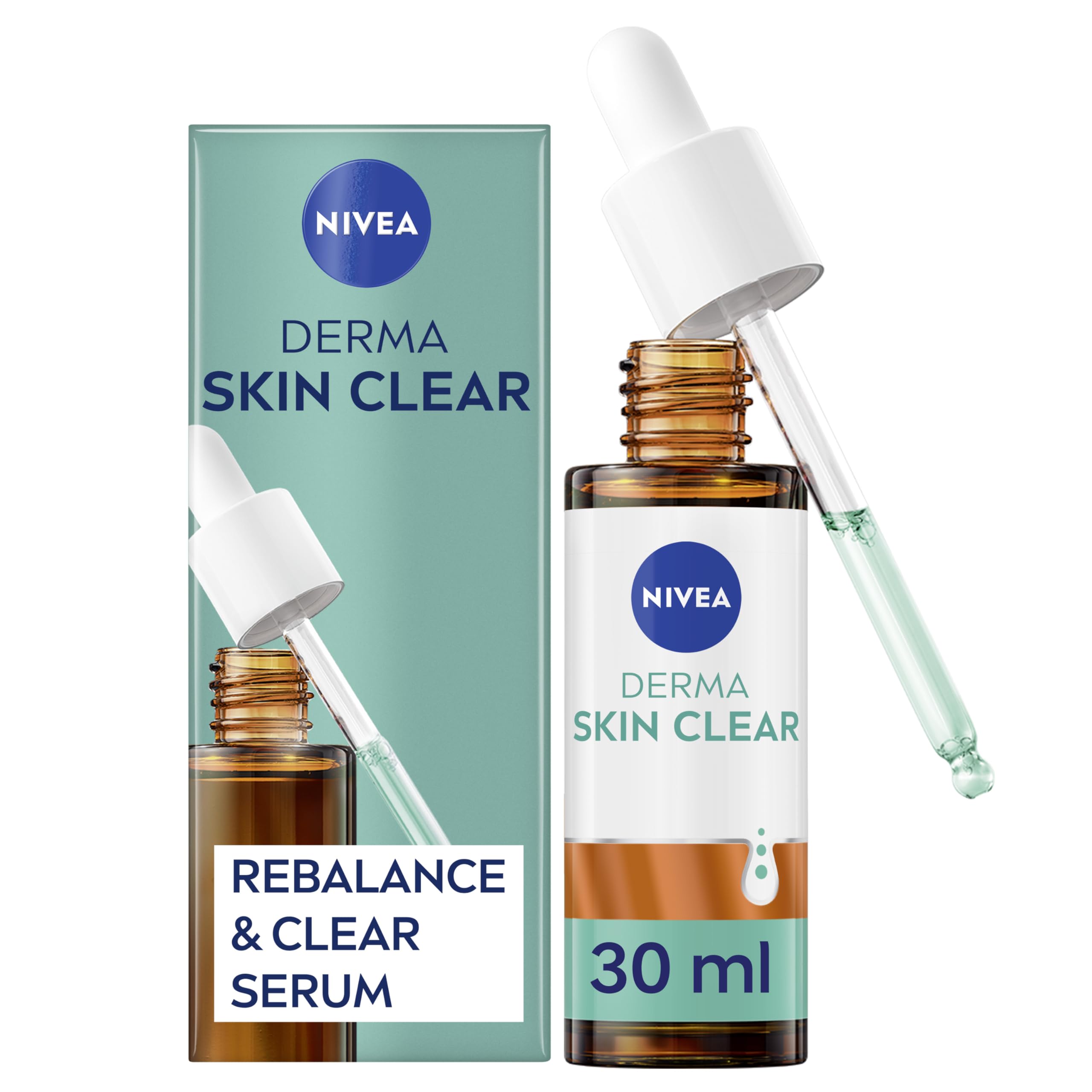 NIVEA Derma Skin Clear Serum (30 ml), speziell entwickeltes Hautserum für A 1