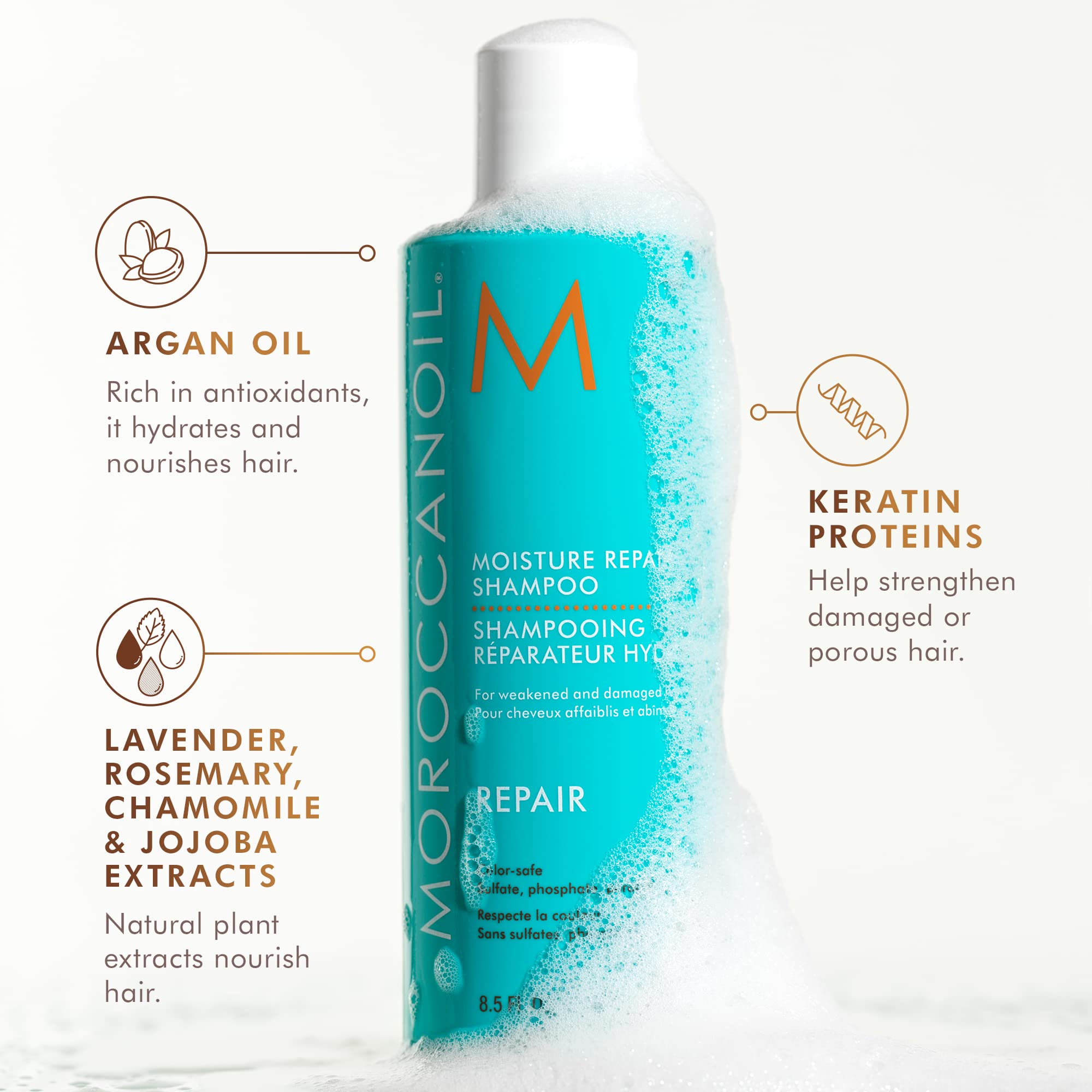 Moroccanoil Moisture Repair Shampoo Infused with Argan Oil