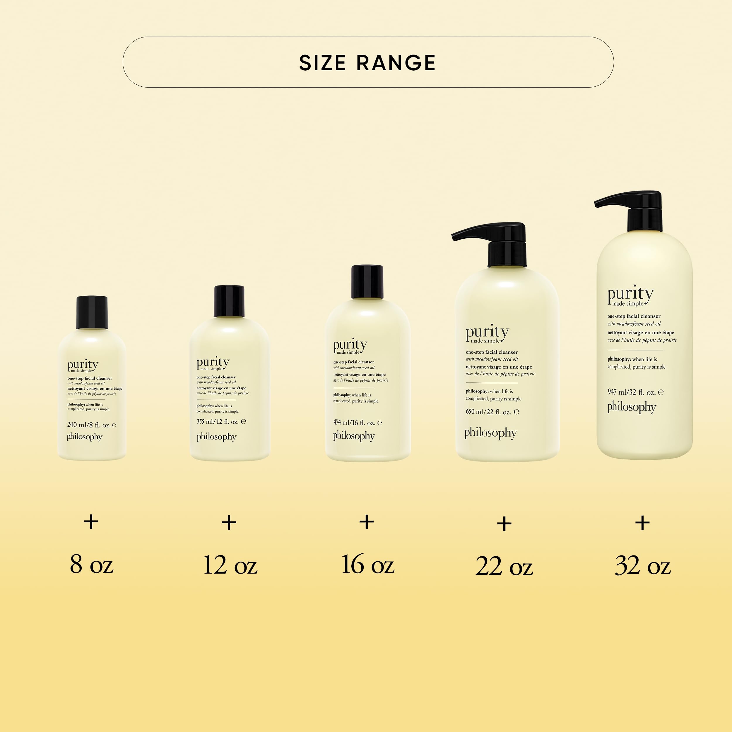 philosophy Purity One-Step Facial Cleanser 472ml | Gentle Face Cleanser 9