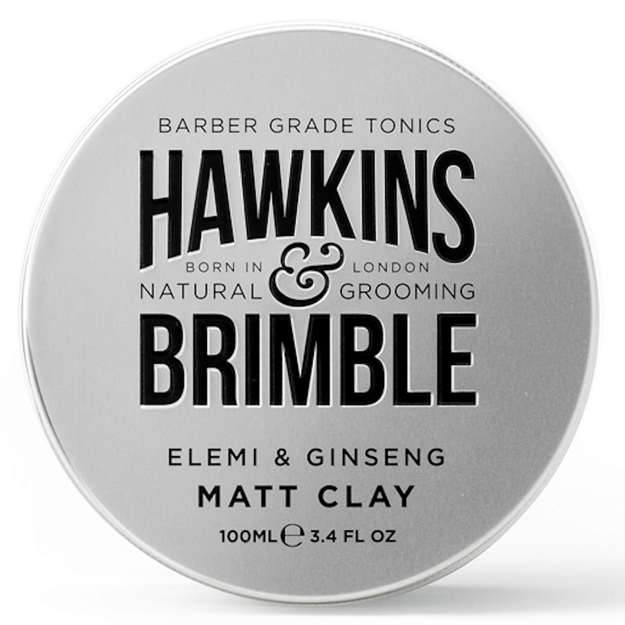 Hawkins & Brimble Matt Clay 100ml - Non Greasy Matte Hair Styling for Men with Elemi & Ginseng Scent
