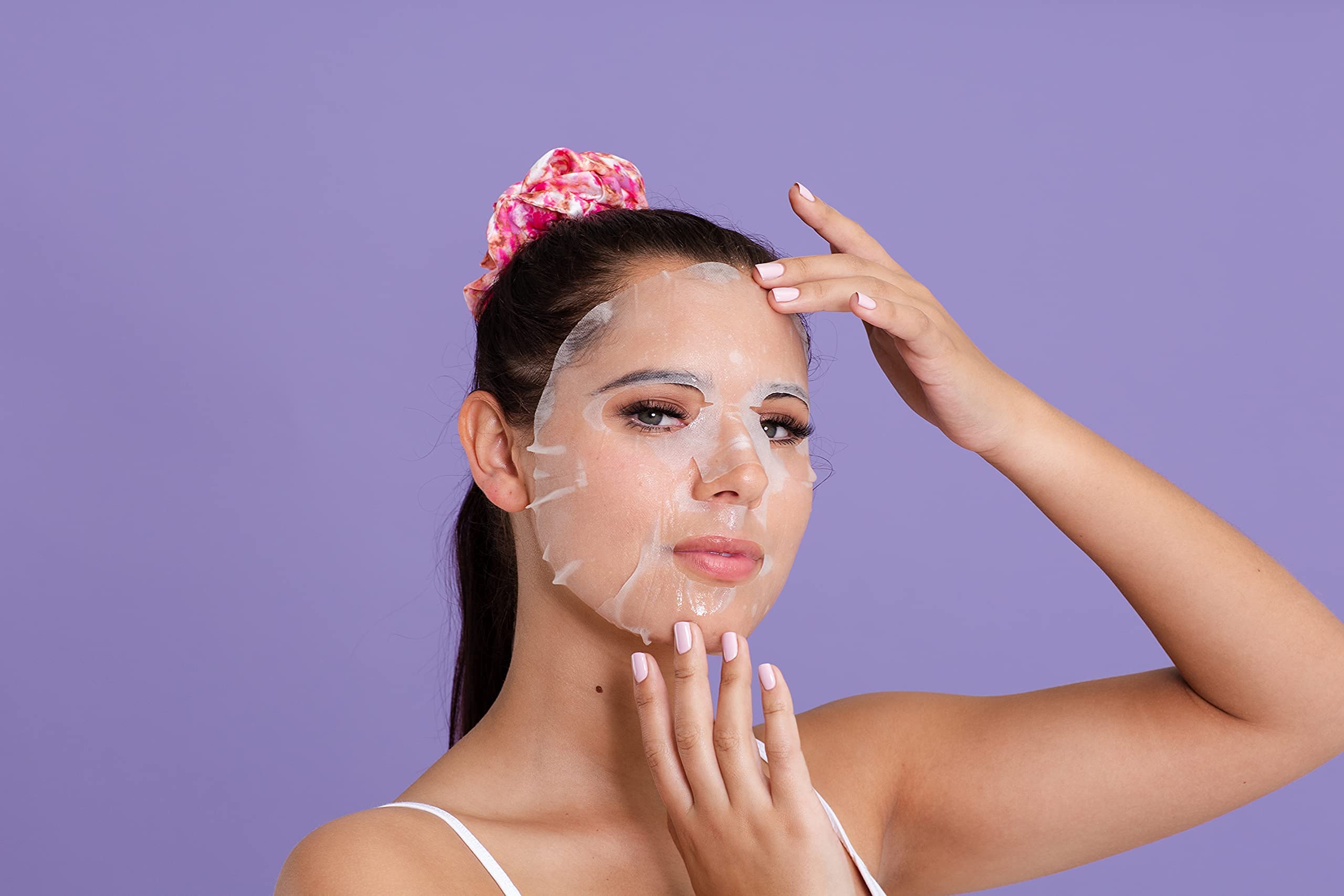 Skin Republic Hyaluronsäure + Kollagen Tuchmaske: Klinisch erwiesen für 48 Stunden langanhaltende Feuchtigkeit. Hergestellt in Korea. 6