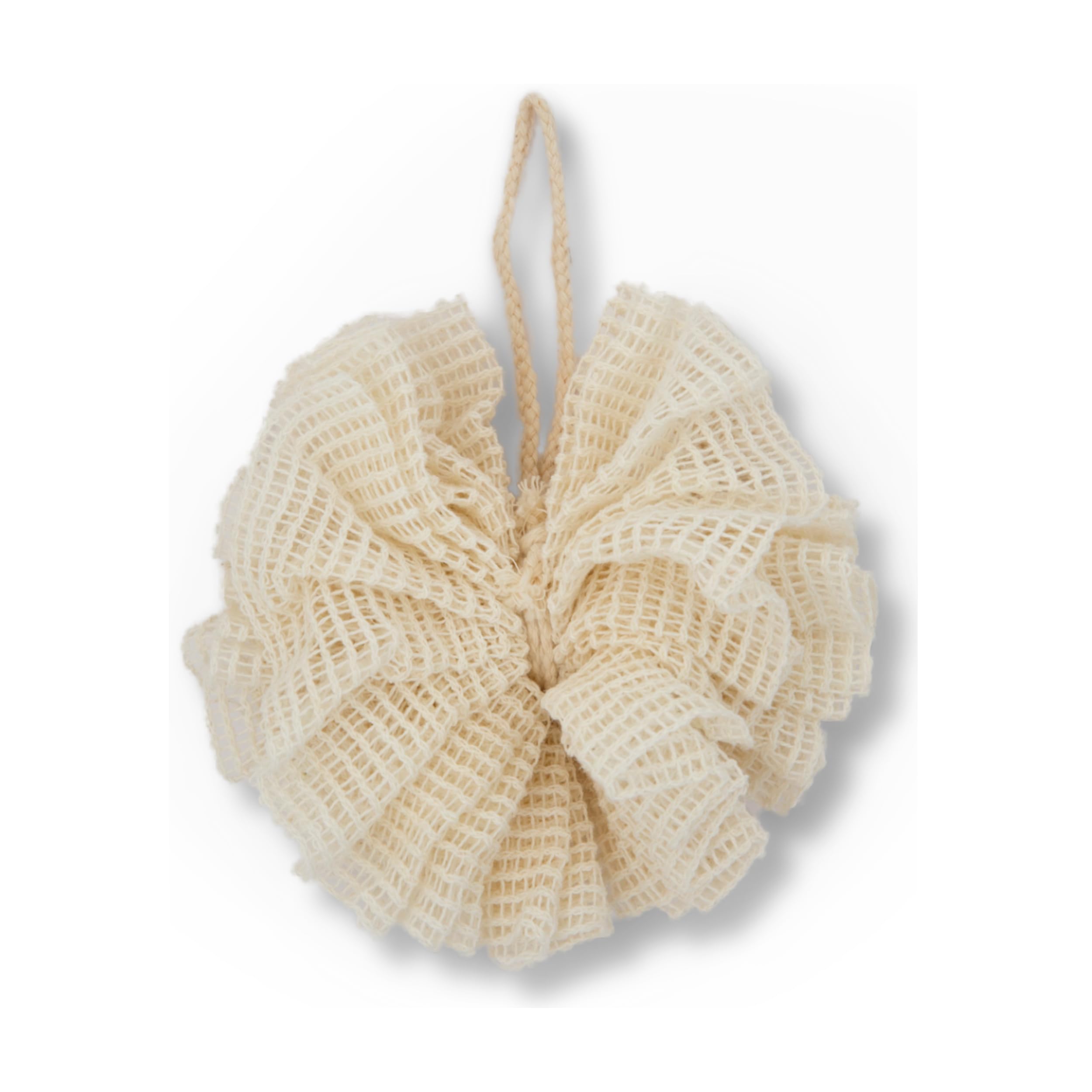 Eco Bath London Ramie Bath Pouf for Gentle Exfoliation and Rich Lather