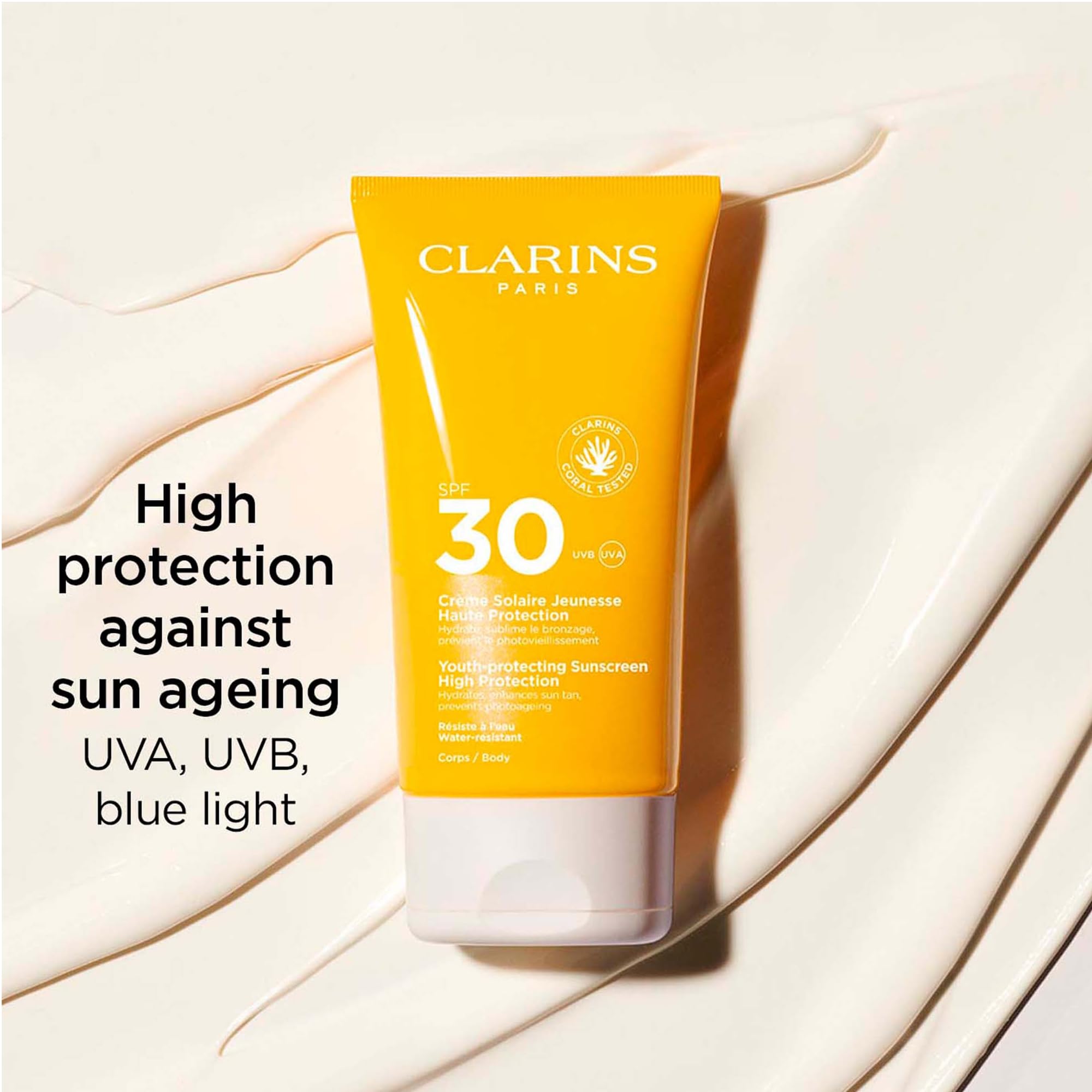 CLARINS Youth-protecting Sunscreen for Body SPF30 High Protection 150ml
