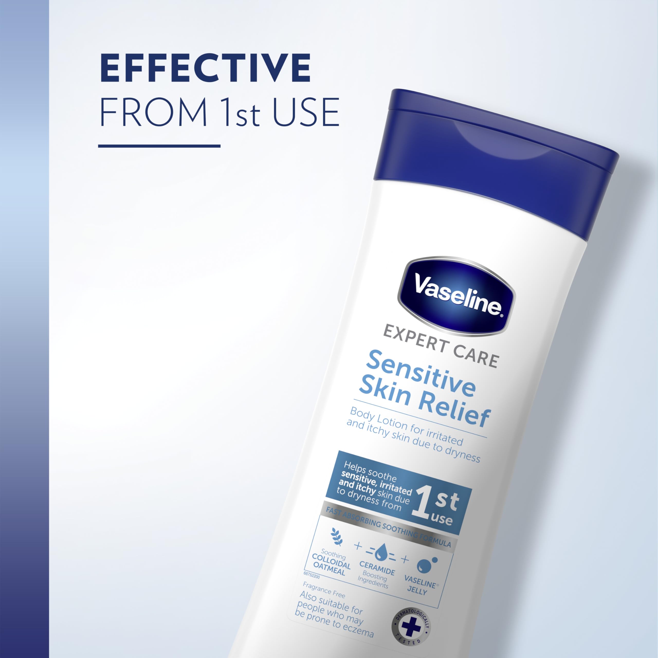 Vaseline Expert Care Sensitive Skin Relief Body Lotion for Dry, Itchy Skin 3