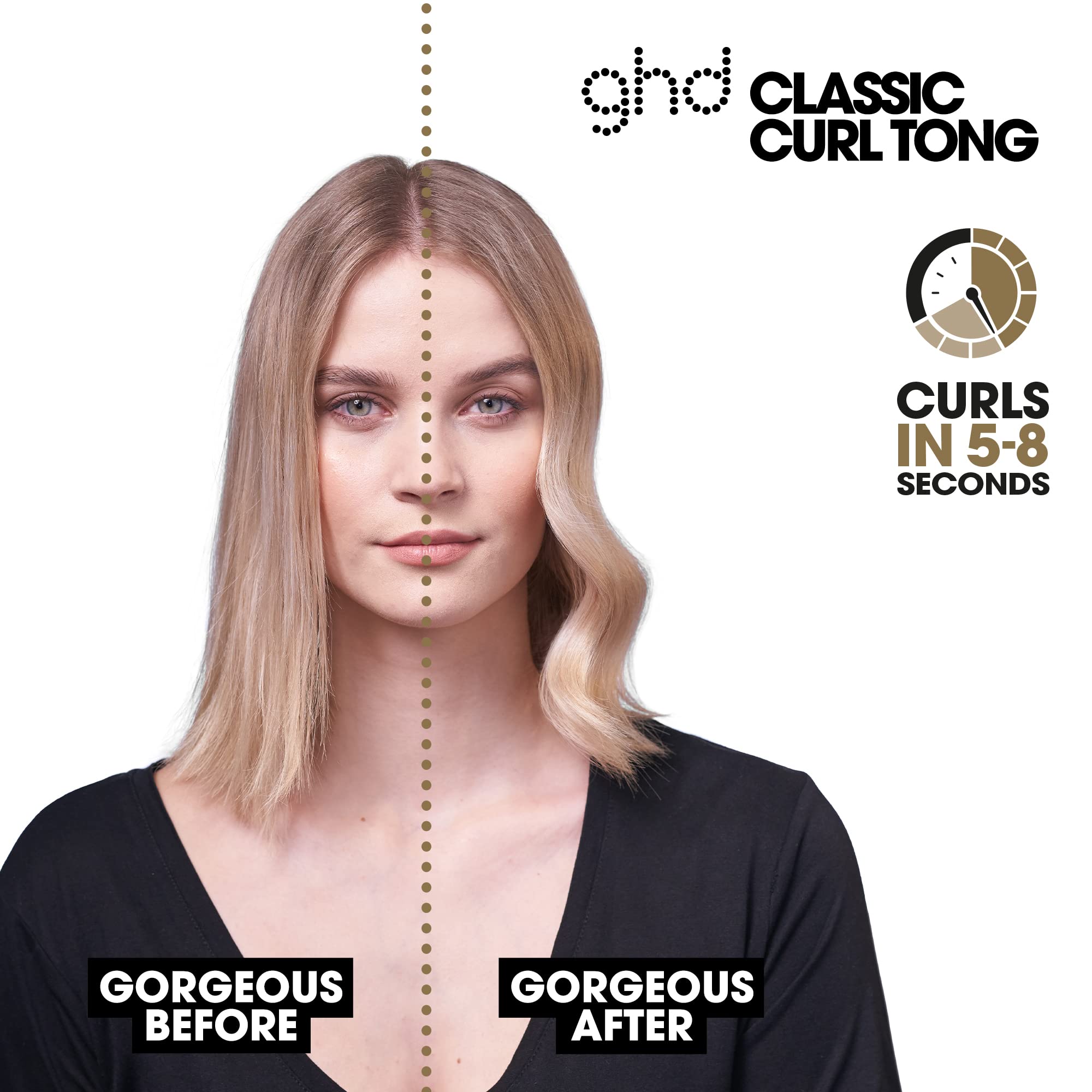 ghd Curve Classic Lockenstab – 26 mm mittlerer Durchmesser, für klassische, schwungvolle Locken