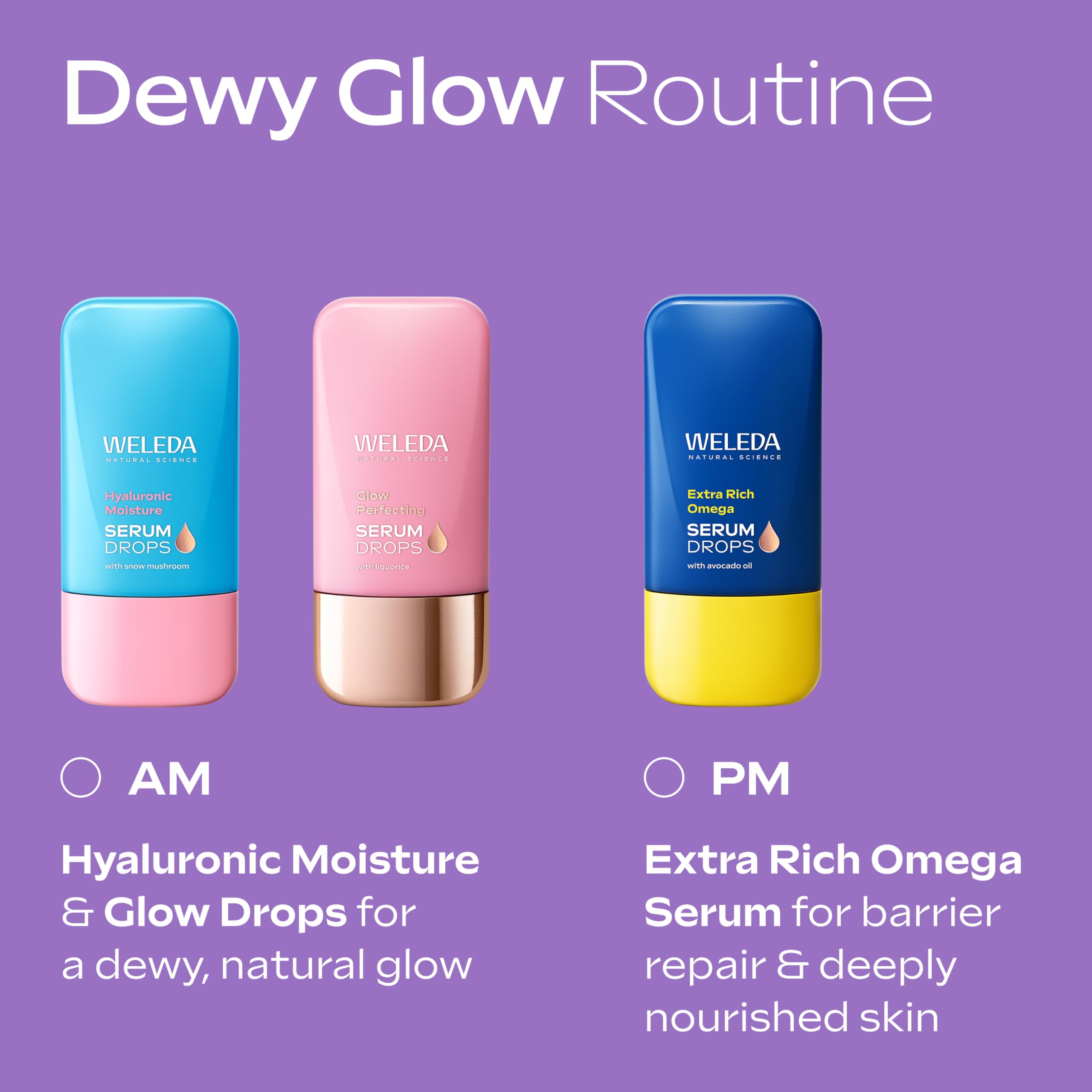 Weleda Hyaluronic Moisture Face Serum Drops with Snow Mushroom for 24H Deep Hydration, 30ml 6