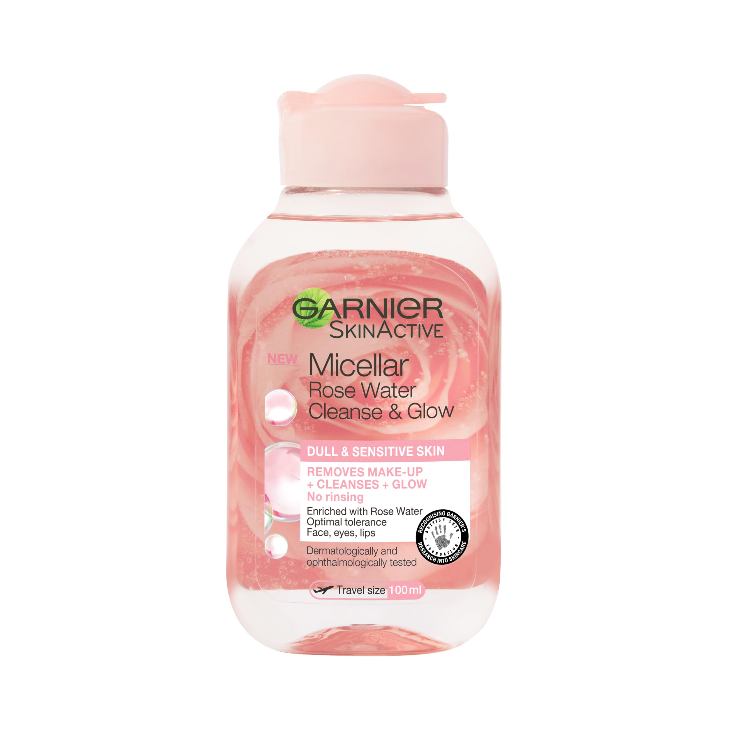 Garnier Mizellenwasser mit Rose, sanfte Gesichtsreinigung &amp; Make-up-Entferner