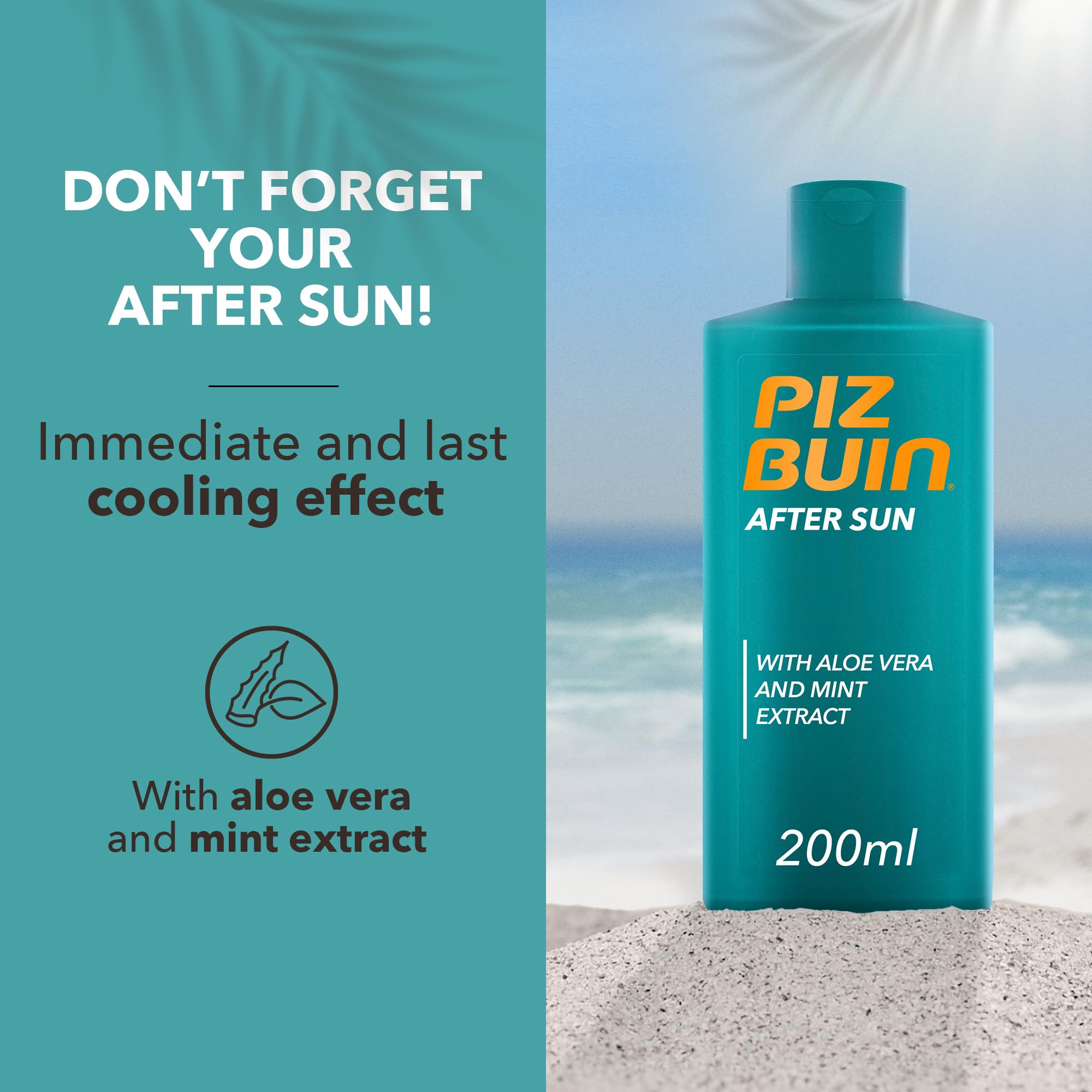 Piz Buin Moisturising Sun Lotion SPF 30, Water-Resistant Sunscreen with Glycerin & Feverfew PFE 5