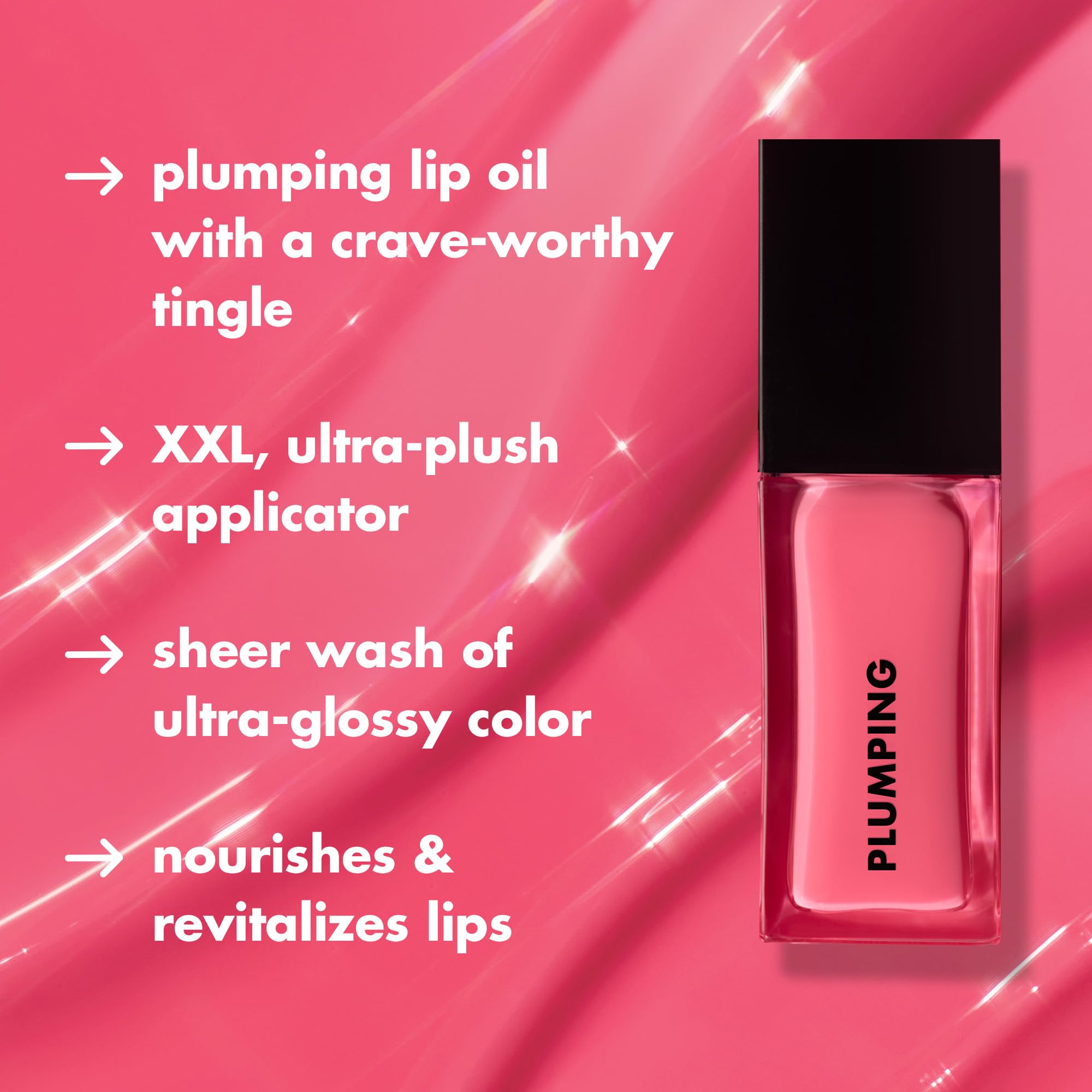 e.l.f. Glow Reviver Plumping Lip Oil in Papayarazzi - Cooling Tingle & High-Shine Finish