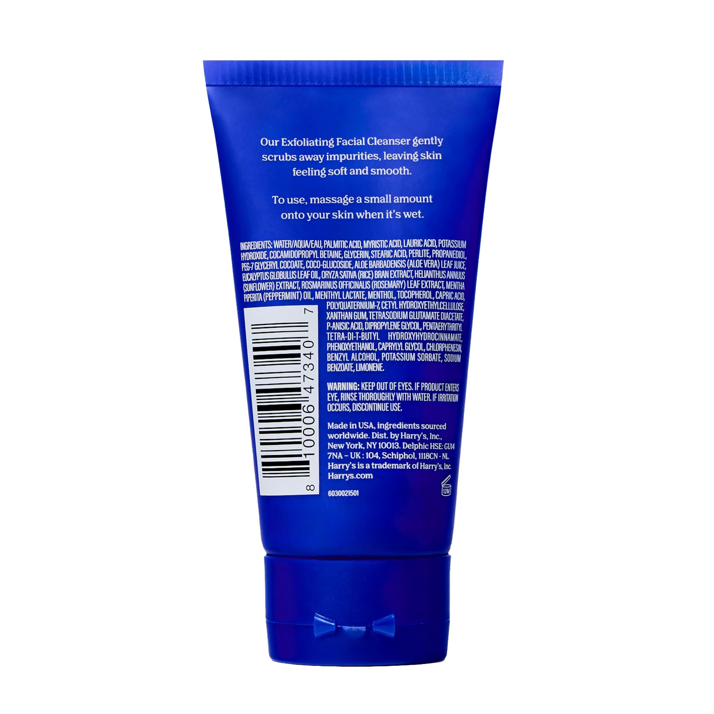 Harry's Exfoliating Face Wash for Men with Volcanic Rock and Essential Oils 5