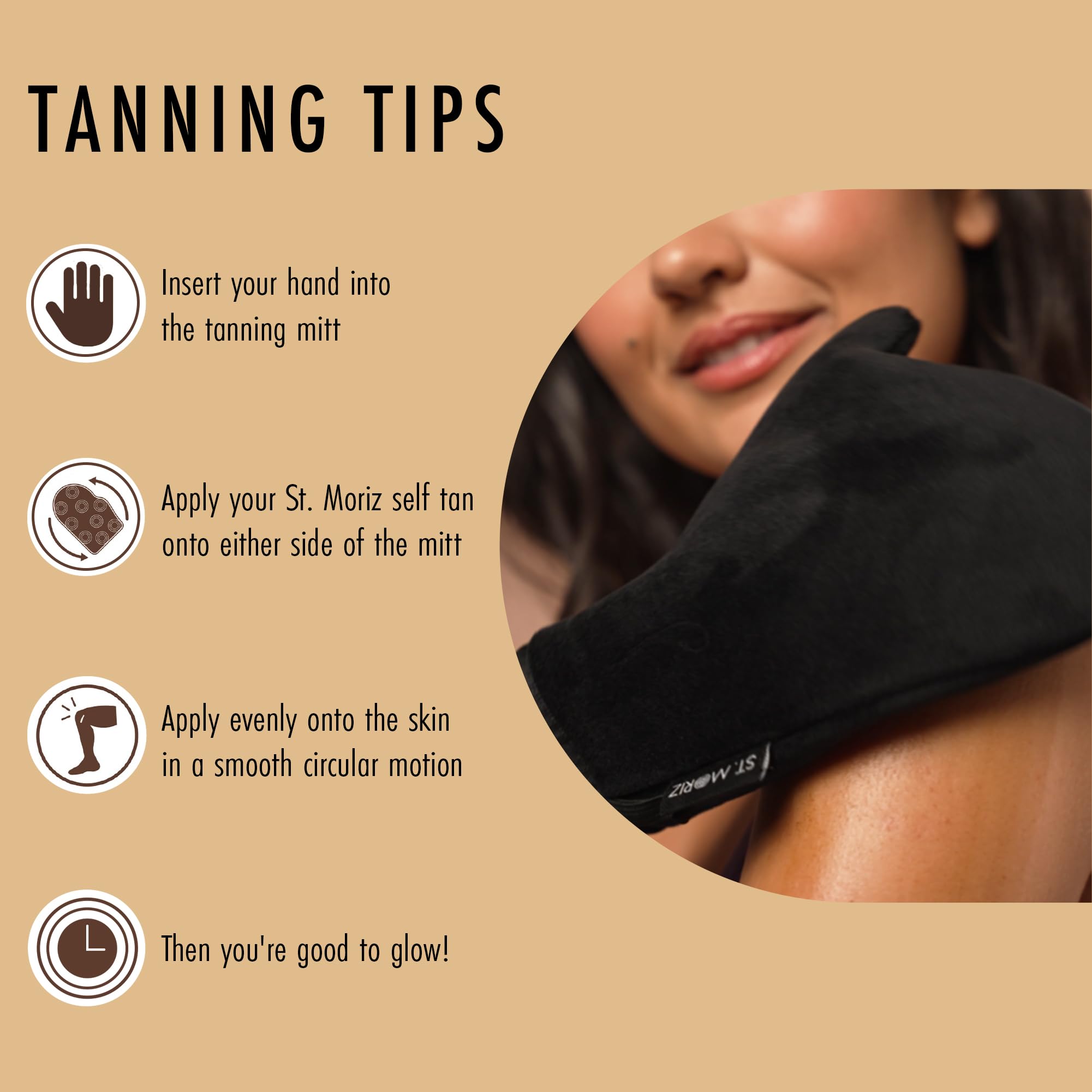 St. Moriz Luxus-Doppelpack: Bräunungshandschuh &amp; Mini-Gesichtshandschuh | Ganzkörperhandschuh &amp; Gesichtshandschuh in voller Größe für gleichmäßige Selbstbräunung, fleckenfreie Hände &amp; streifenfreies Finish | Selbstbräunungshandschuh | 2er-Pack 5