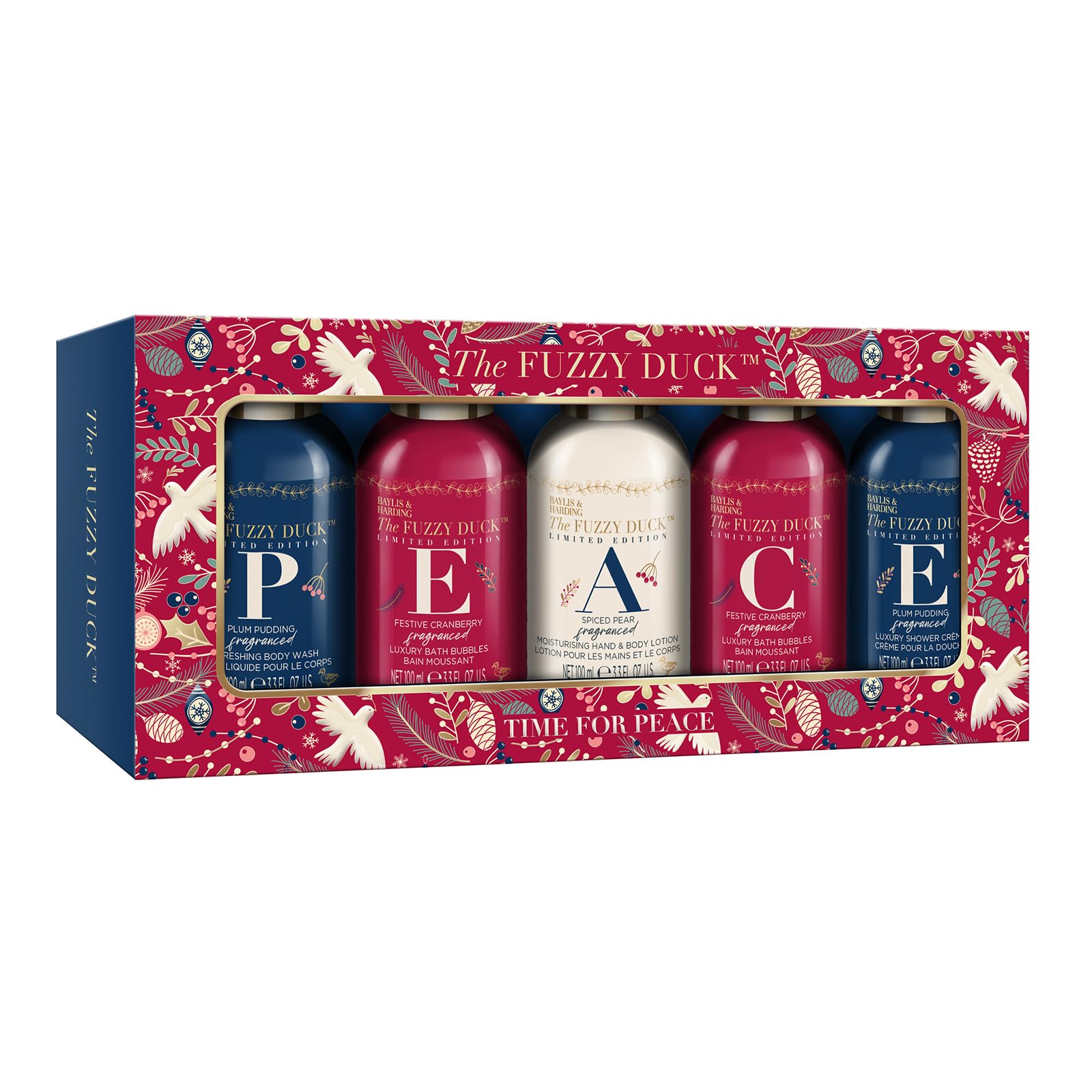 Baylis &amp; Harding „Die flauschige Ente – Winterwunderland“-Geschenkset – Festliches Cranberry 8