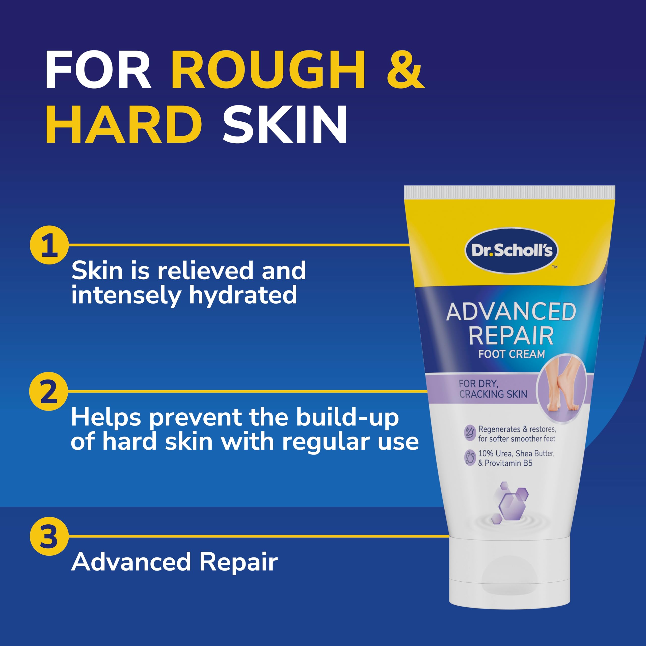 Dr. Scholl's ExpertCare Advance Repair Foot Cream 150ml Intensive Moisturiser 4