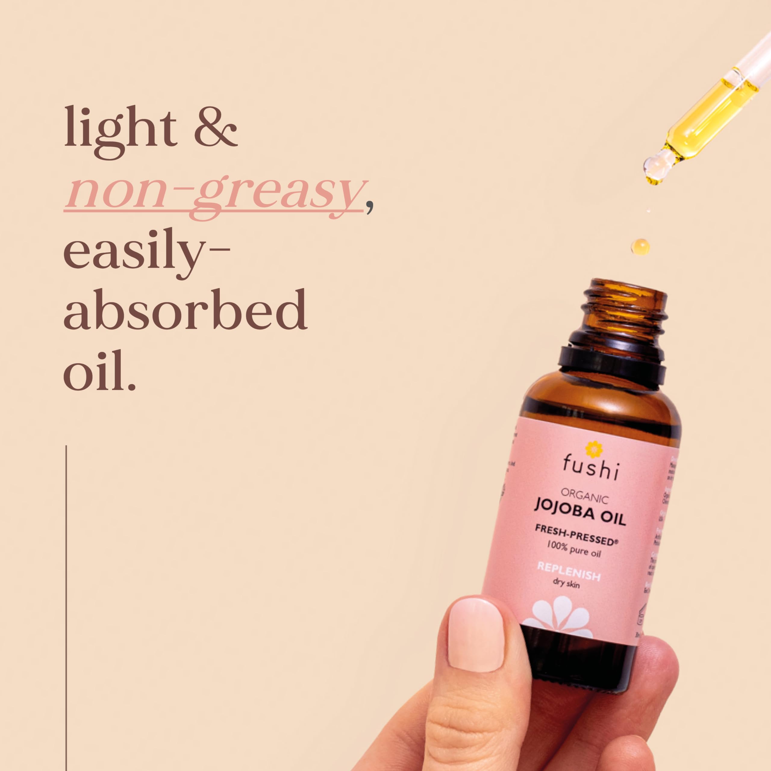 Fushi Organic 100% Pure Cold-Pressed Jojoba Oil for Skin & Hair 30ml 6