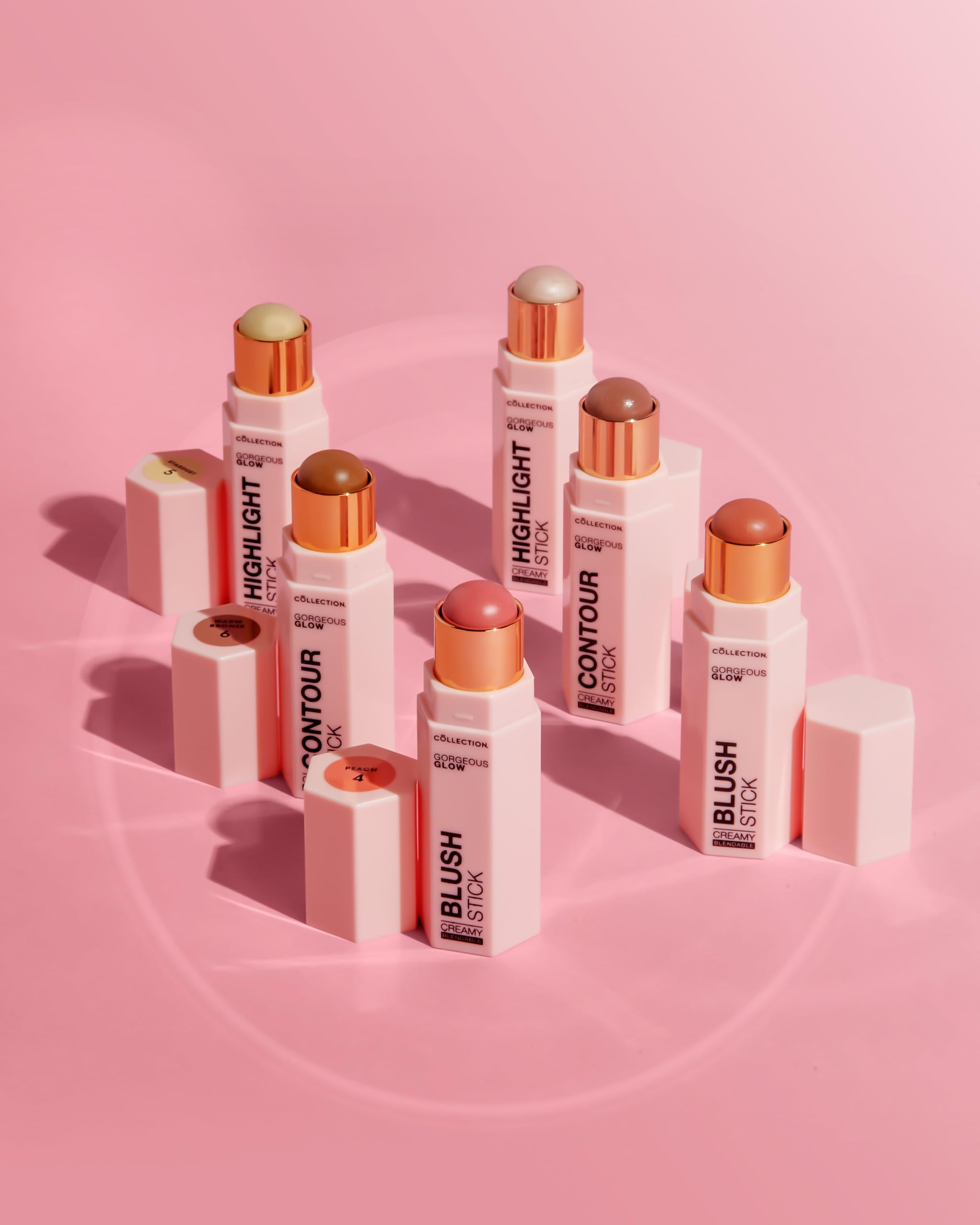 Collection Cosmetics Gorgeous Glow Stick Blush, Creamy, Buildable, 4g 5