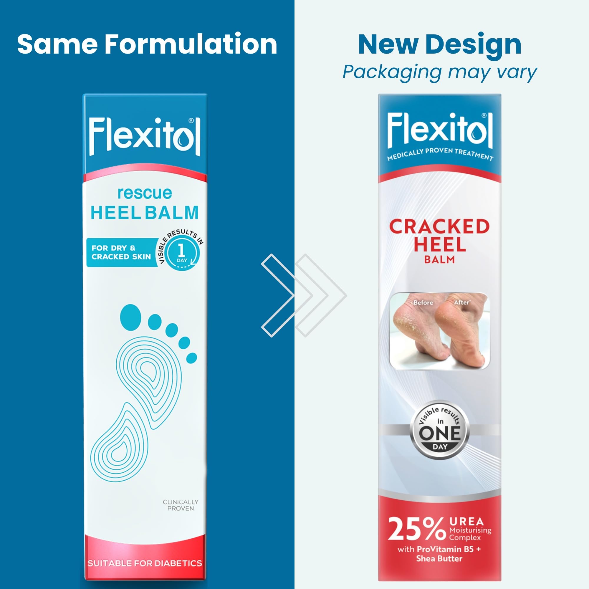 FLEXITOL Heel Balm Medically Proven Treatment for Dry and Cracked Feet (112g)