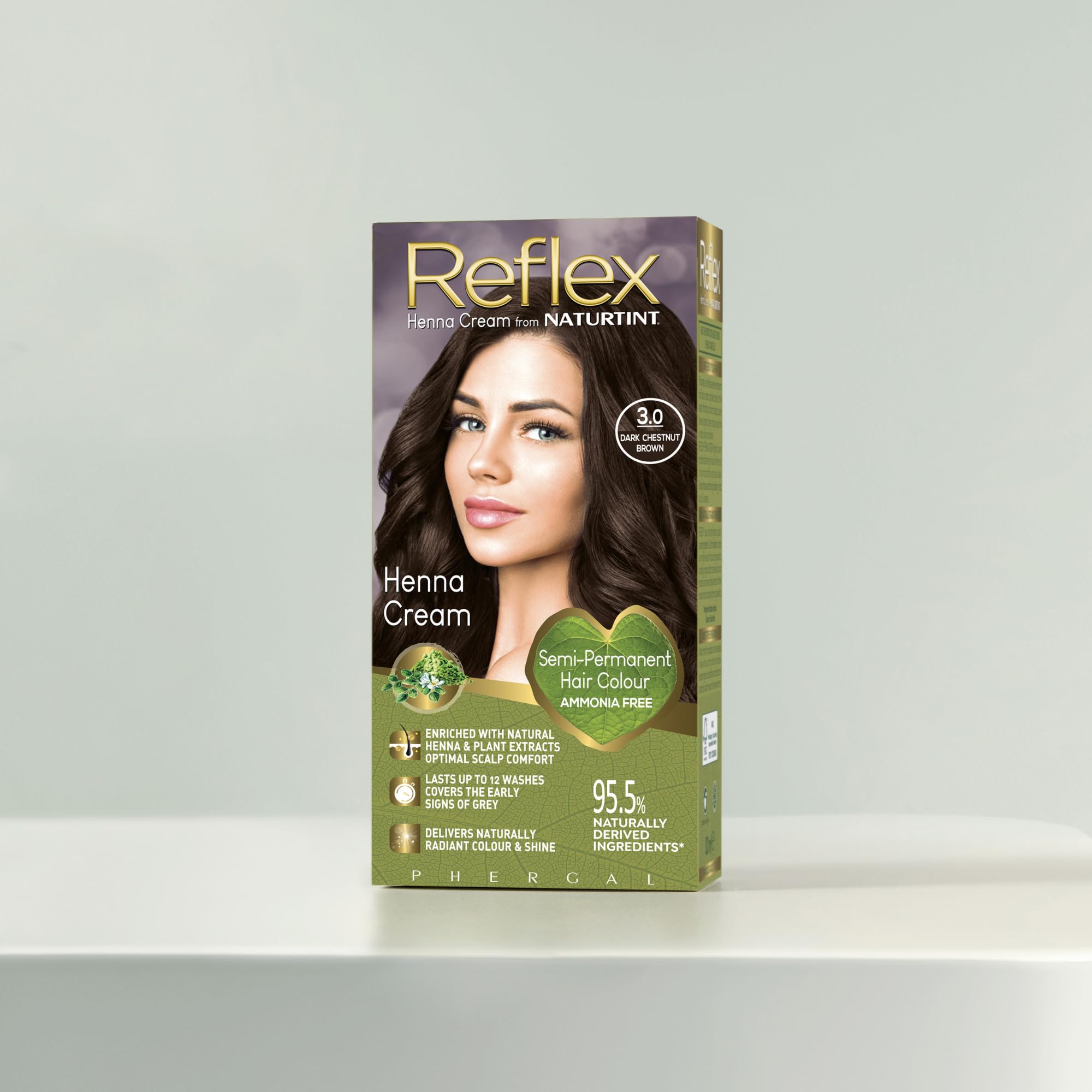 Naturtint Reflex Semi-Permanent Hair Colour - 3.0 Dark Chestnut Brown 4