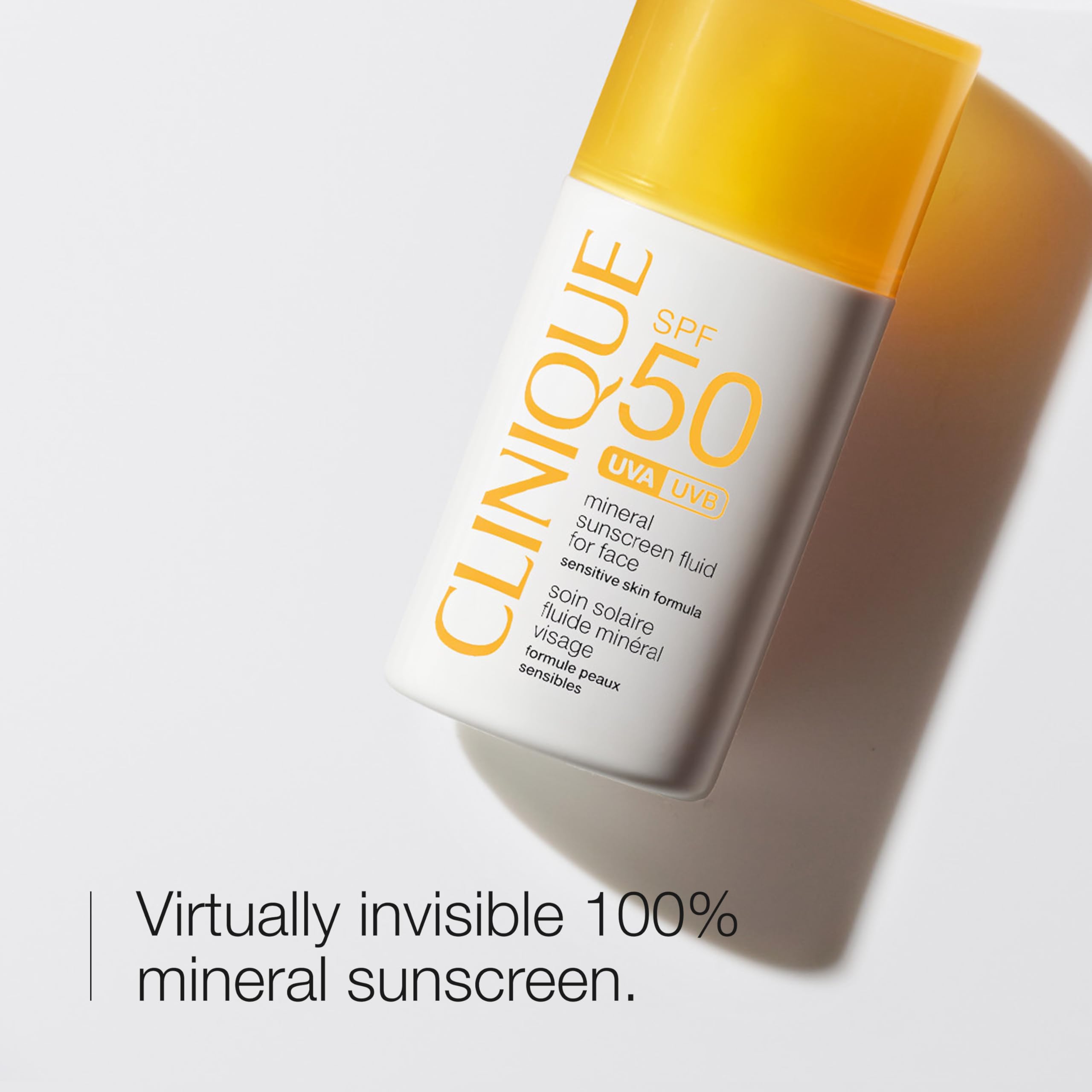 Clinique Mineral Sunscreen Fluid for Face SPF 50 | Gentle on Sensitive Skin