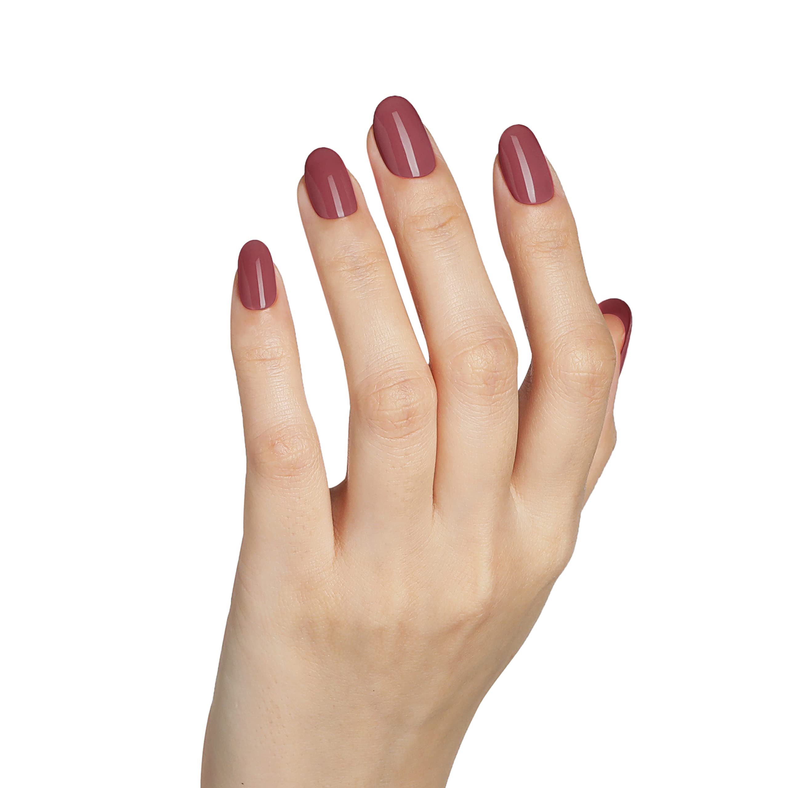 Bluesky Gel Nail Polish in Cinnamon Roll BP27 - Dark Pink, 21 Day High-Gloss Wear 6