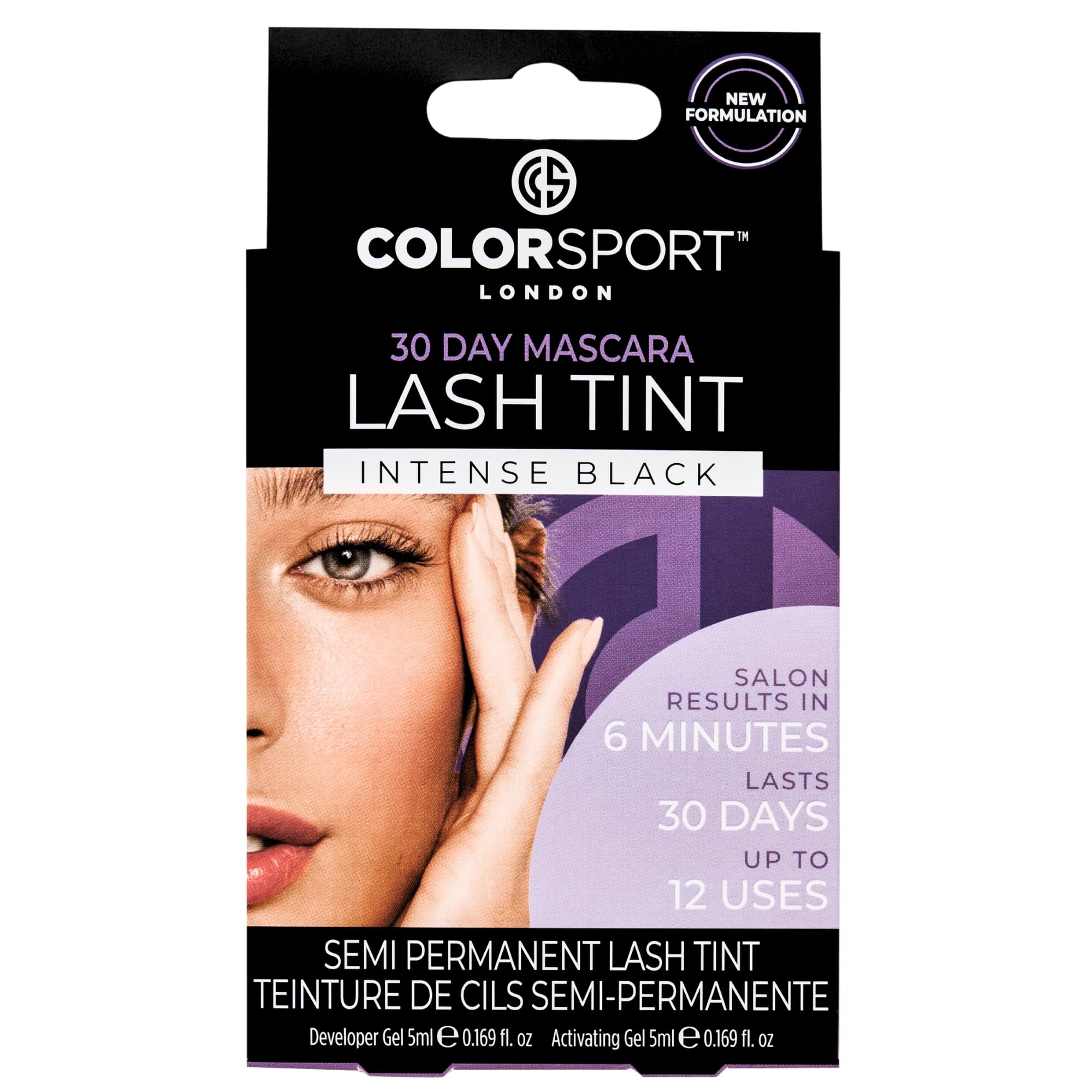 Colorsport 30 Day Semi-Permanent Black Mascara Lash Tint Kit