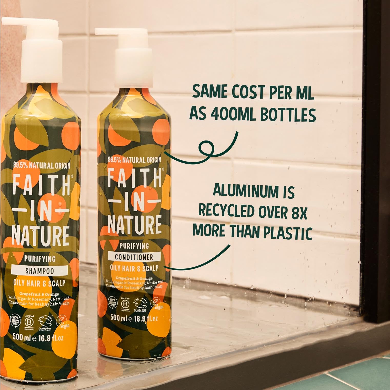 Faith In Nature – Natürlicher Conditioner in Aluminiumflasche – Vegan &amp; tierversuchsfrei 5