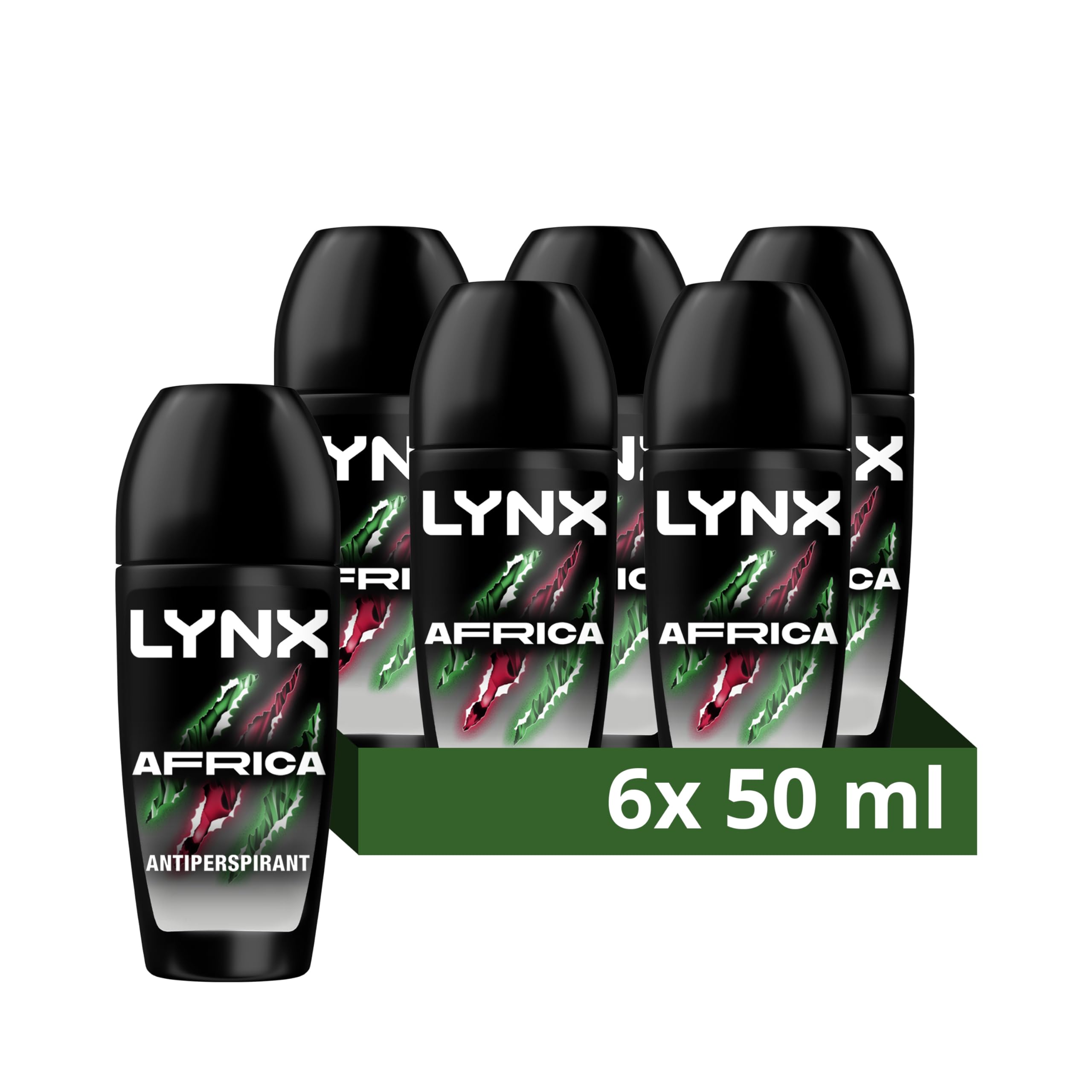 Lynx Men Africa Roll On Deodorant Anti-Perspirant 48H Protection Mandarin & Sandalwood