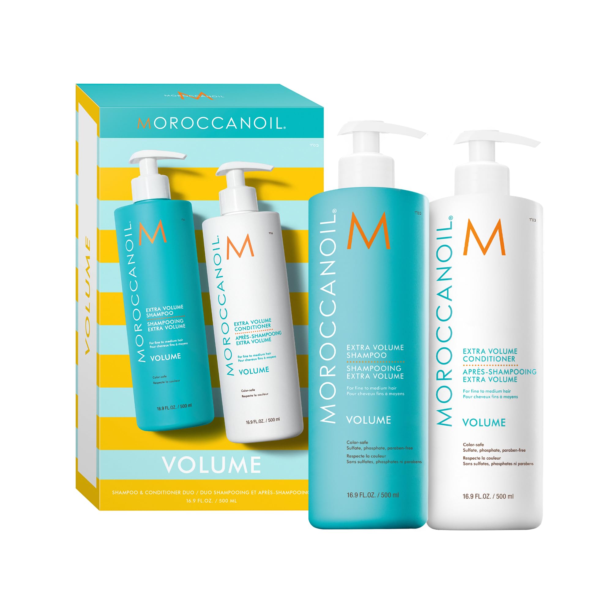 Moroccanoil Shampoo & Conditioner Set (Half-Liter Size) with Argan Oil