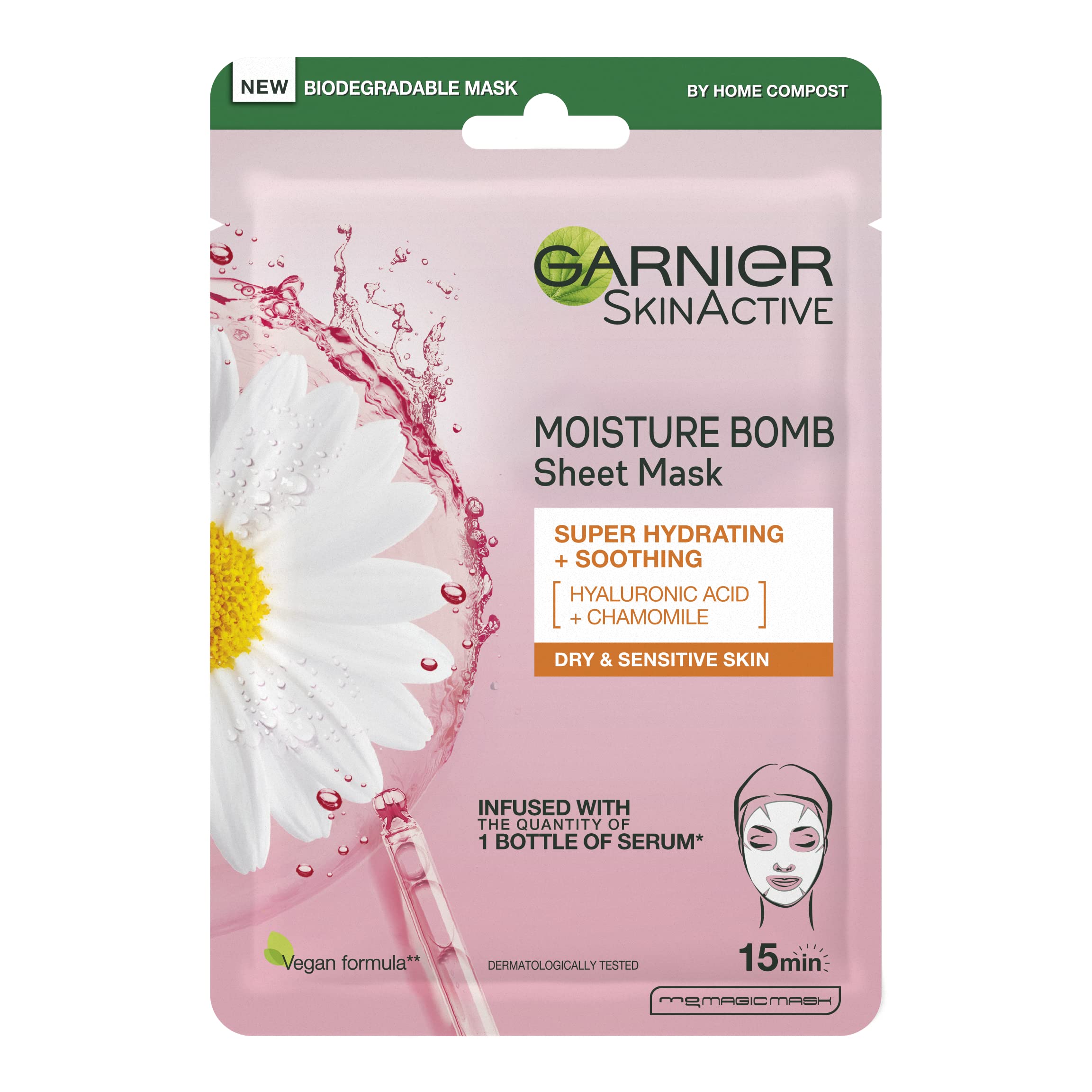 Garnier 12-Piece Sheet Mask Gift Set: Hydrating Face & Eye Masks with Hyaluronic Acid 5