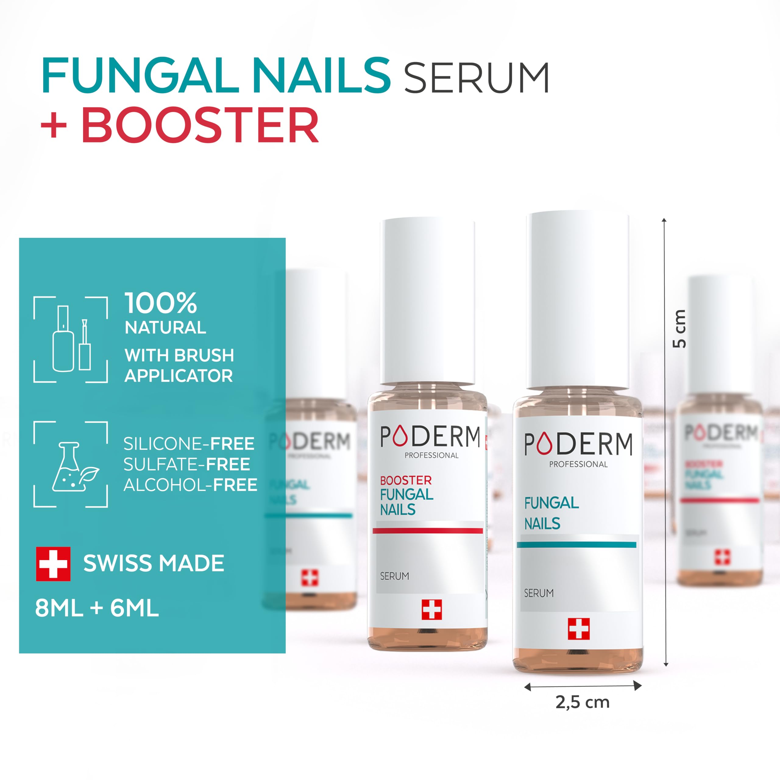 Poderm Pack Duo 2-in-1 Anti-Pilz-Nagelbehandlung für schwere Nagelinfektionen 5