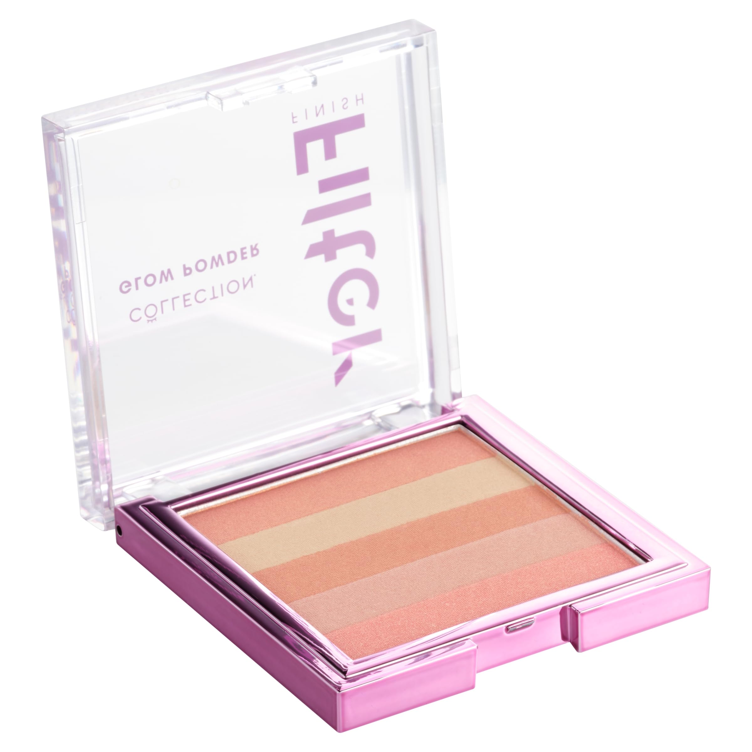 Collection Filter Finish Glow Powder Blush and Highlighter Kit with Five Shades 3