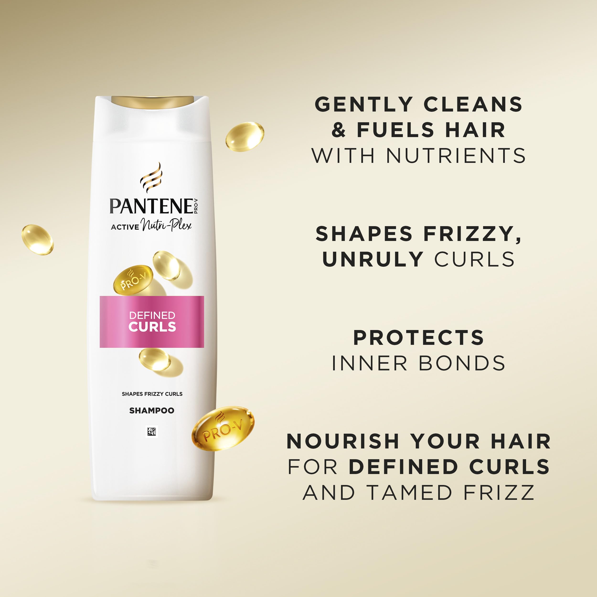 Pantene Pro-V Defined Curls Bundle: Shampoo, Conditioner, Mask & Leave-In Cream 4