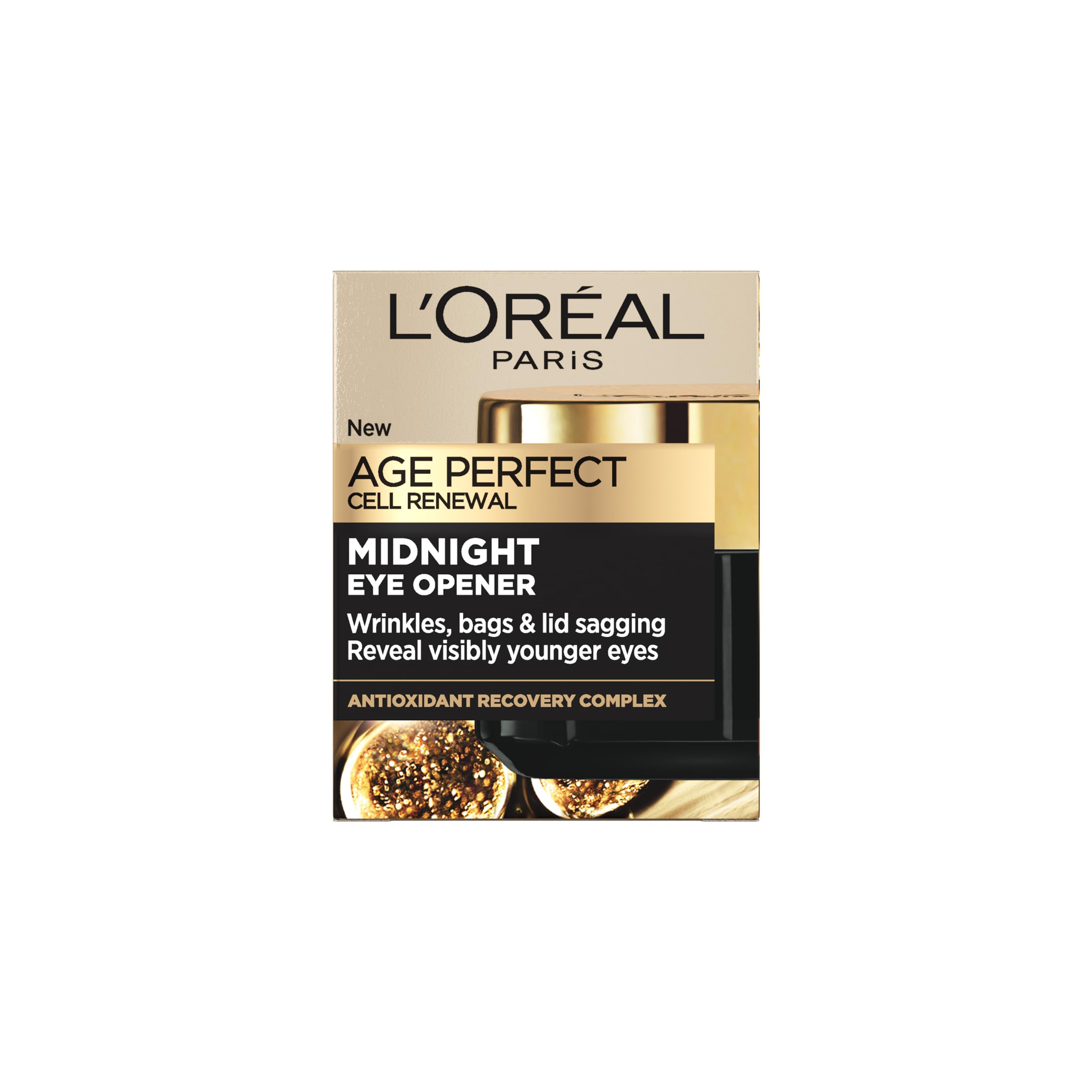 L'Oréal Paris Age Perfect Cell Renew Midnight Eye Cream with Vitamin E & Black Tea, 15ml 4