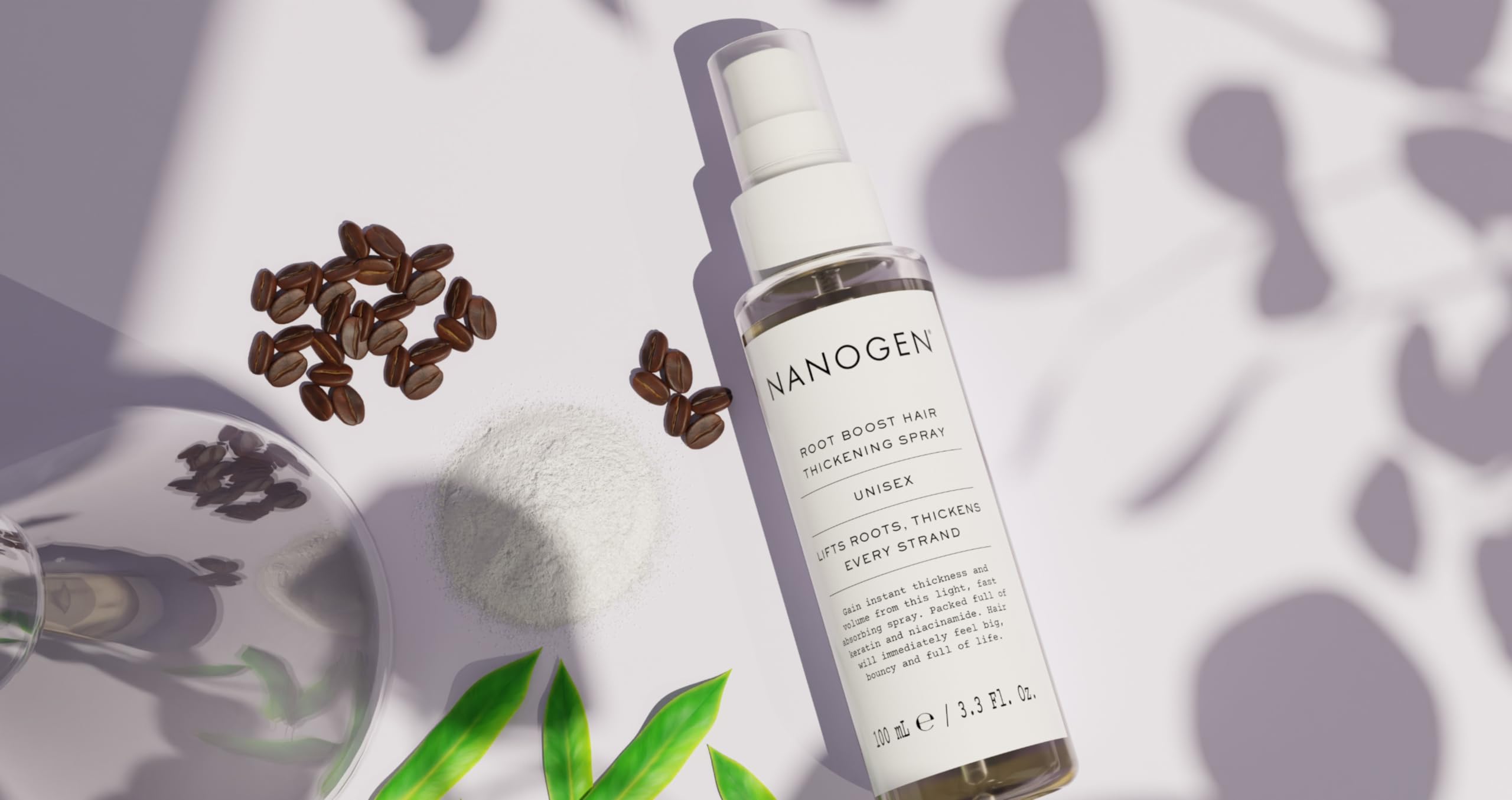 Nanogen Root Boost Hair Thickening Spray 100ml with Keratin for Instant Volume 3