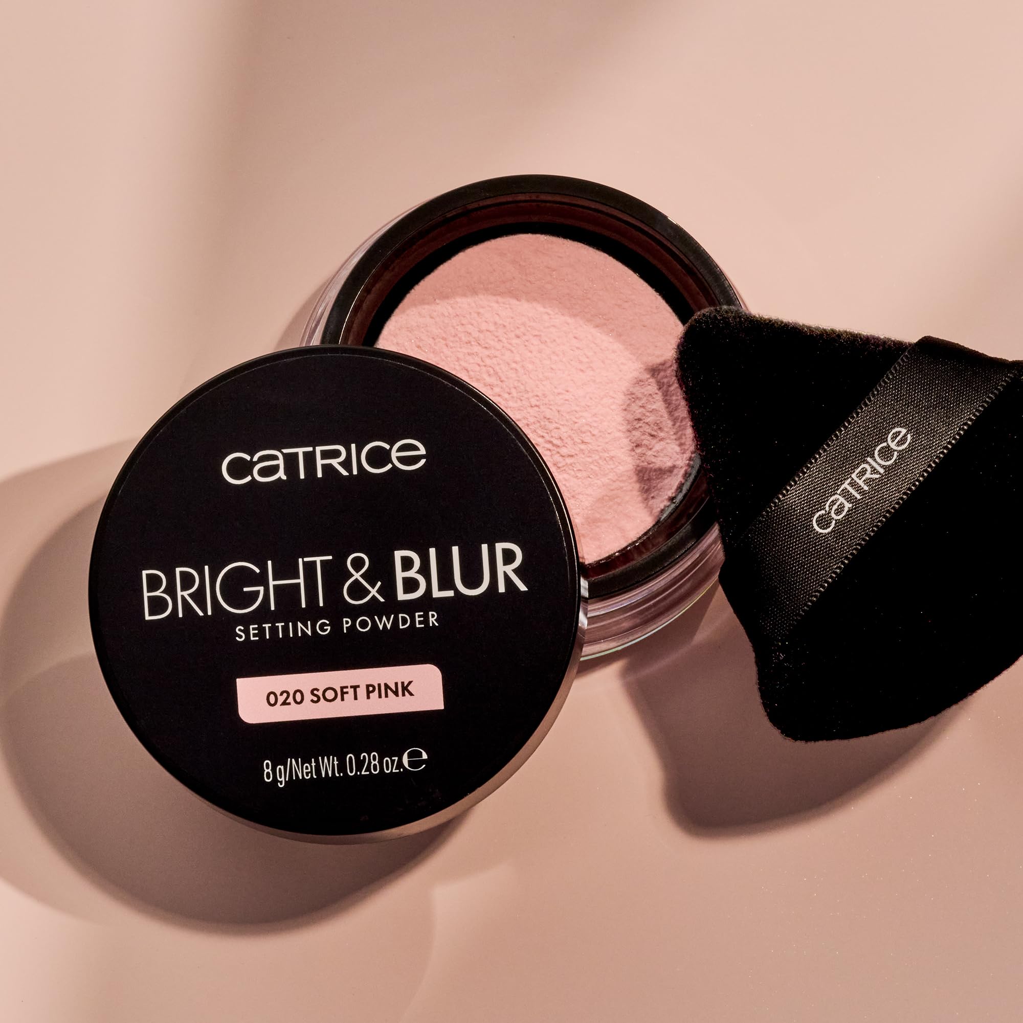 CATRICE Bright & Blur Setting Powder 020 Soft Pink - Smoothing, Pore Refining, Fixing 7