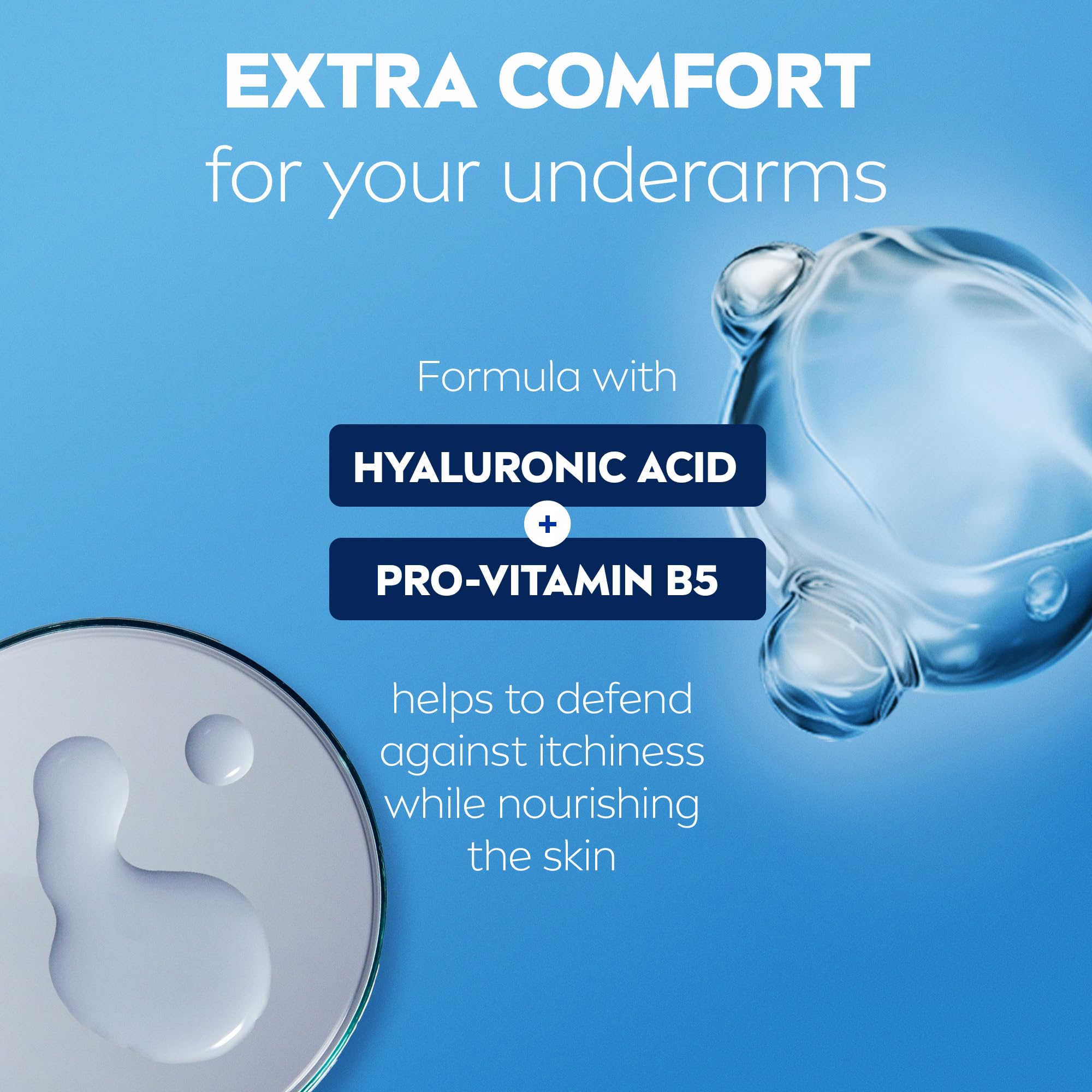 NIVEA MEN Derma Control Defend Roll On Anti-Perspirant Deodorant with Hyaluronic Acid (50ml)