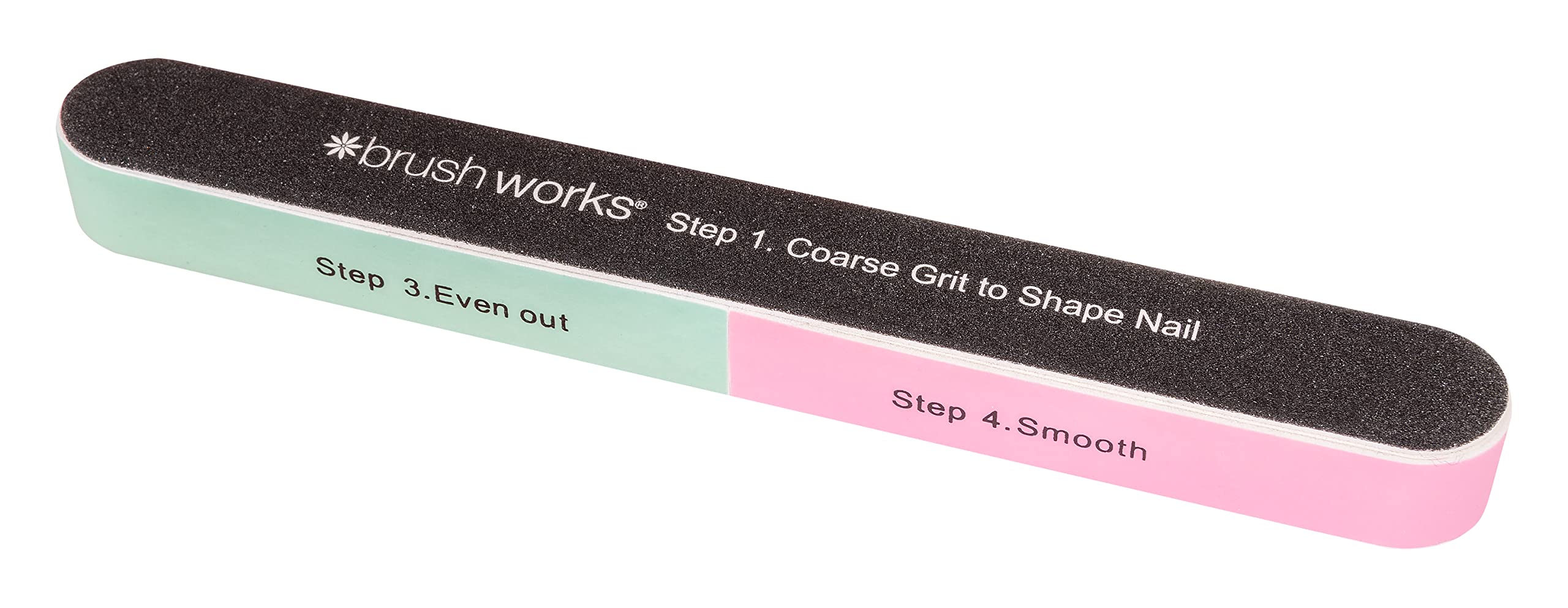 Brushworks 6 Sided Multi-Tasking Nail File Buffer for Shaping and Shining 7