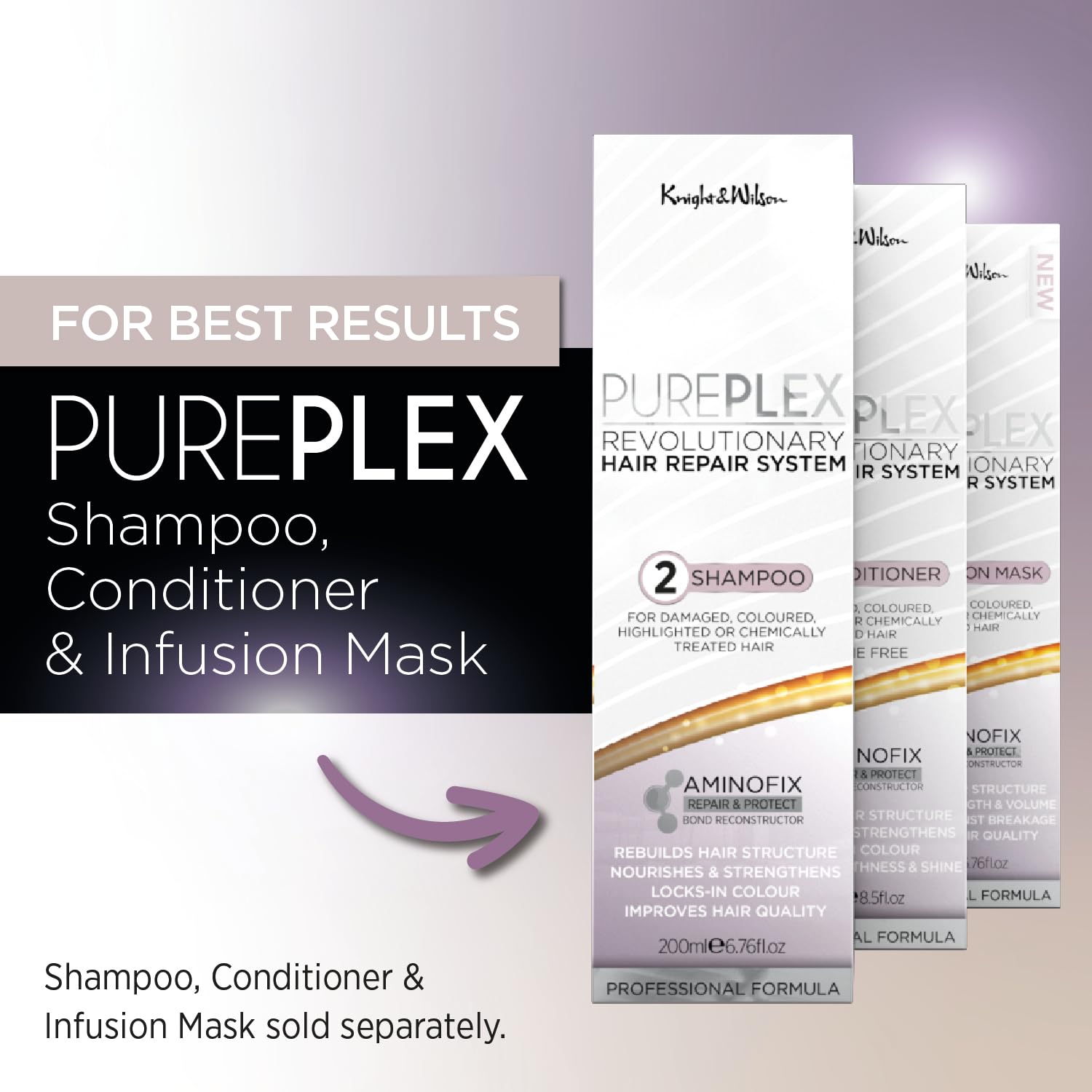 Colour Freedom Hellste Extra-Aschblond Permanente Haarfarbe. Mit PurePlex zum Schutz, zur Reparatur und Pflege. Bis zu 3 Stufen Aufhellung. 10.21 Extra-Aschblond. Von Knight &amp; Wilson 6