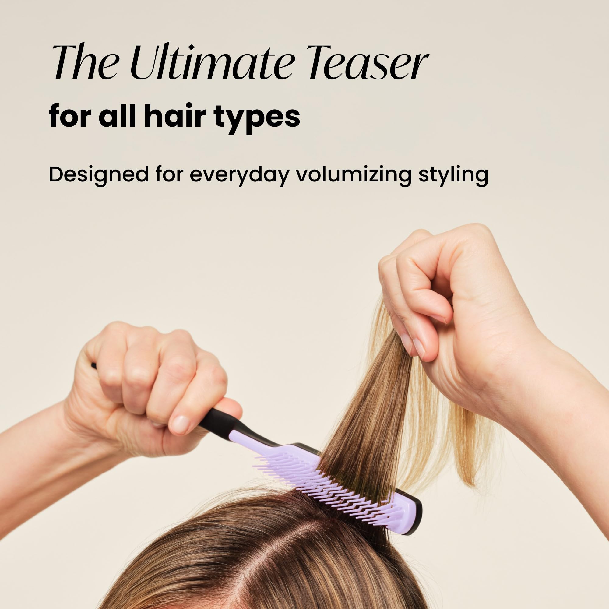 Tangle Teezer The Ultimate Volumizer Hairbrush for All Hair Types & Backcombing 3