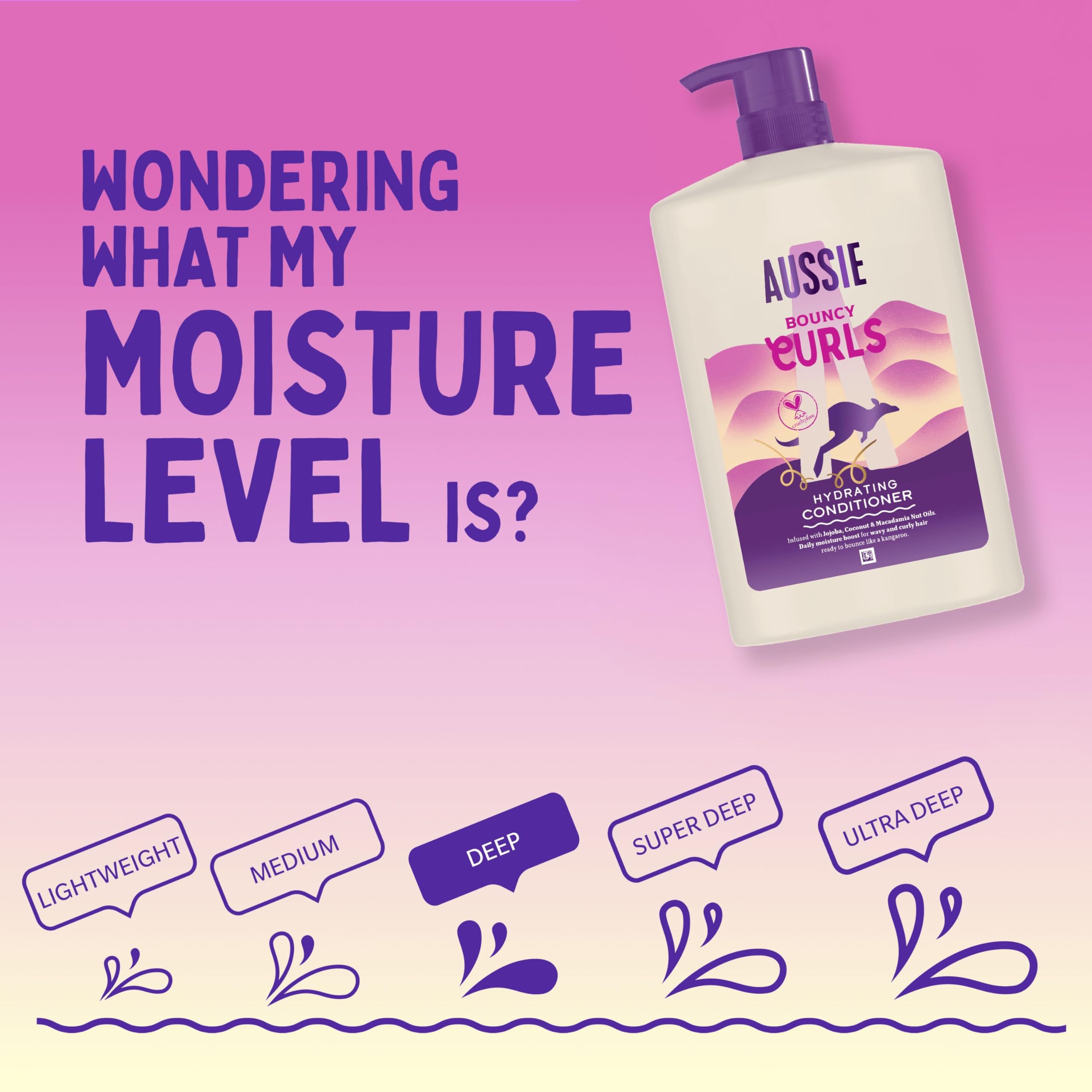 Aussie Bouncy Curls Hydrating Conditioner 1L for Wavy & Curly Hair 6