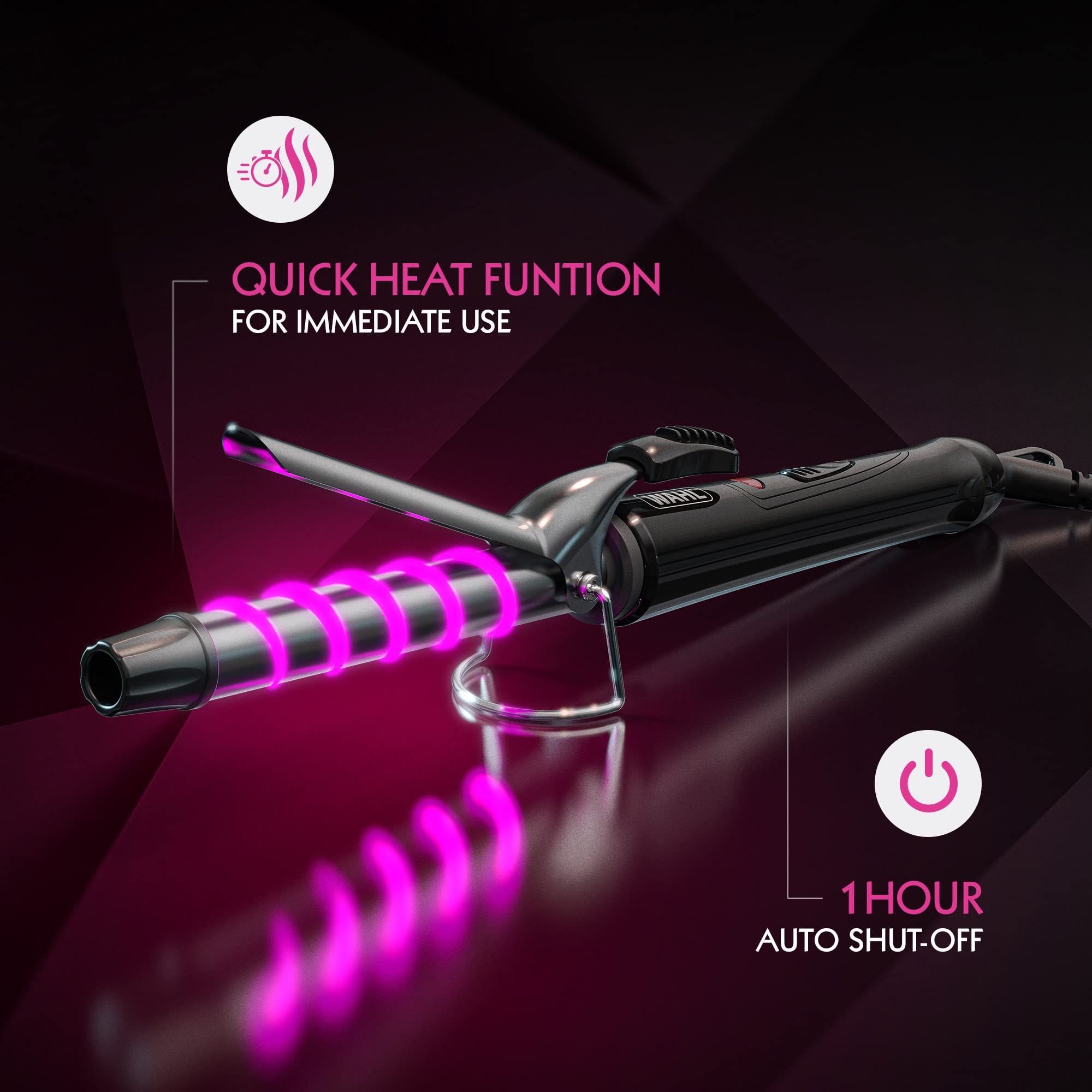 Wahl Ceramic 25mm Curling Tong for Shiny Curls and Bouncy Volume 3