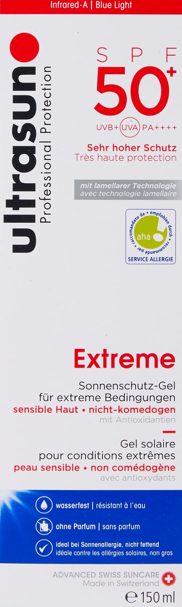 ultrasun Extreme SPF50+ Sun Lotion for Very Sensitive Skin 150 ml 5