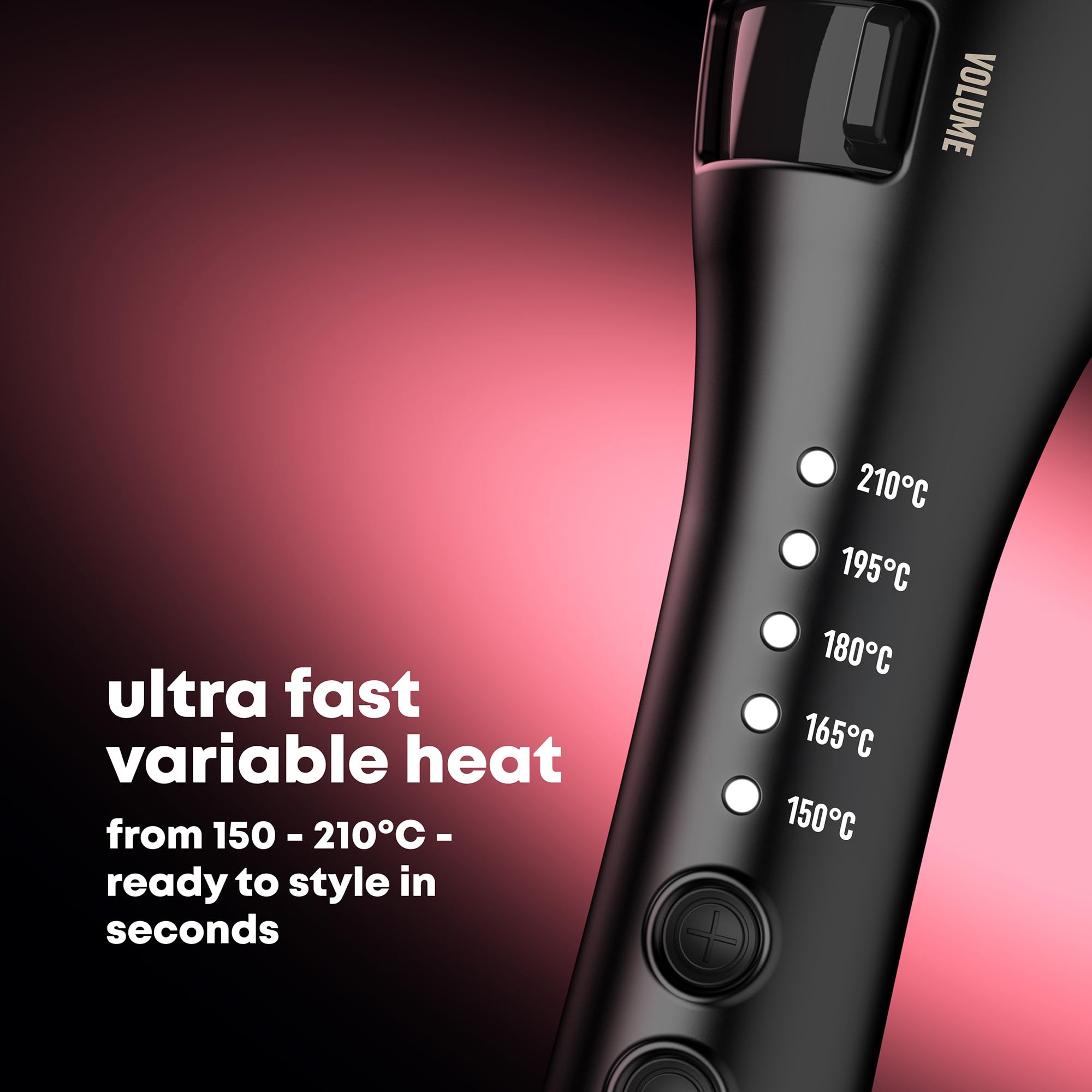 REVAMP Volume & Shape Ceramic Hot Brush with Progloss Oils, 38mm Barrel 5