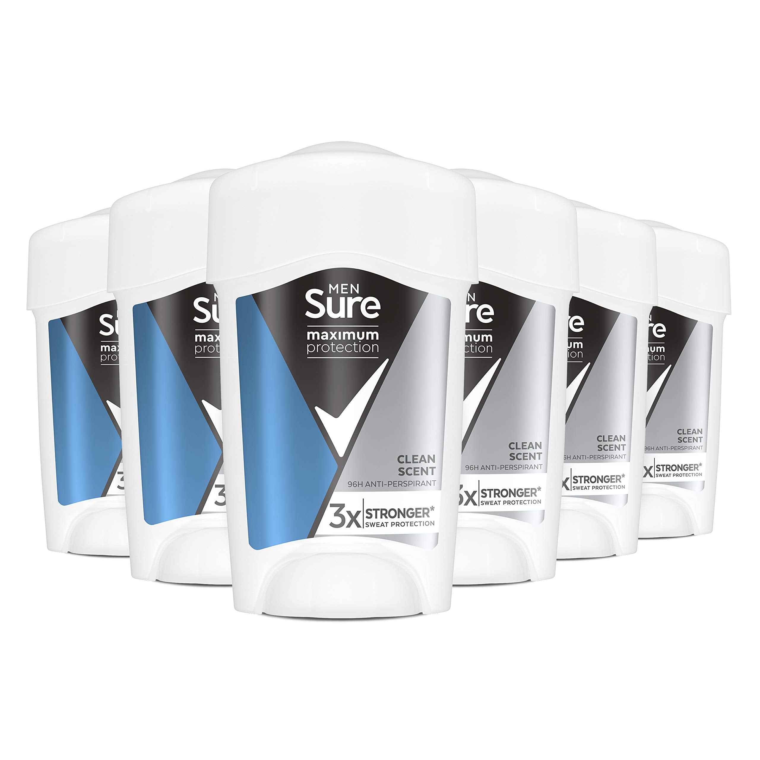 Sure Men Maximum Protection Clean Scent Antitranspirant Deodorant Cream Stick