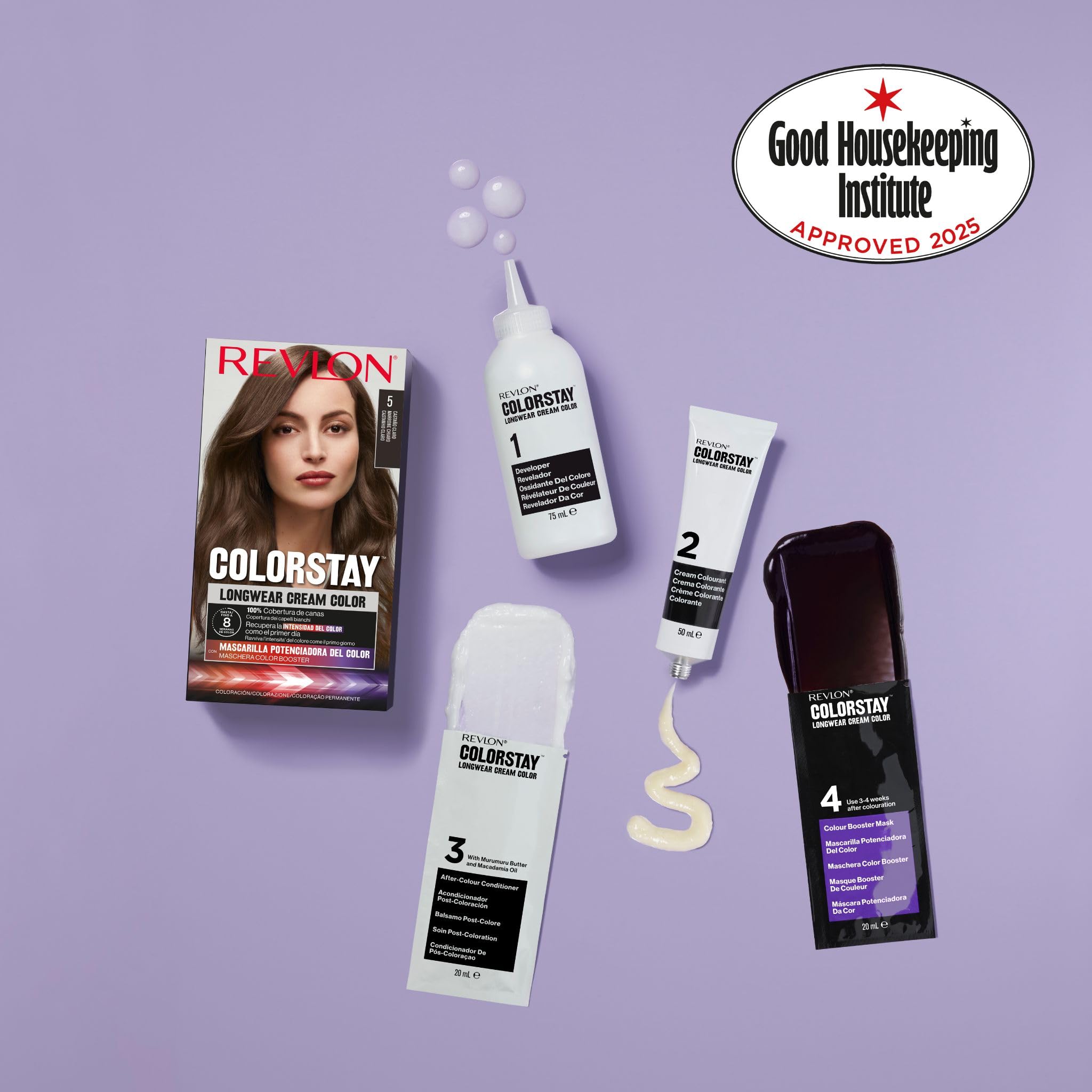 Revlon Colorstay Longwear Permanent Cream Hair Colour with Murumuru Butter 8