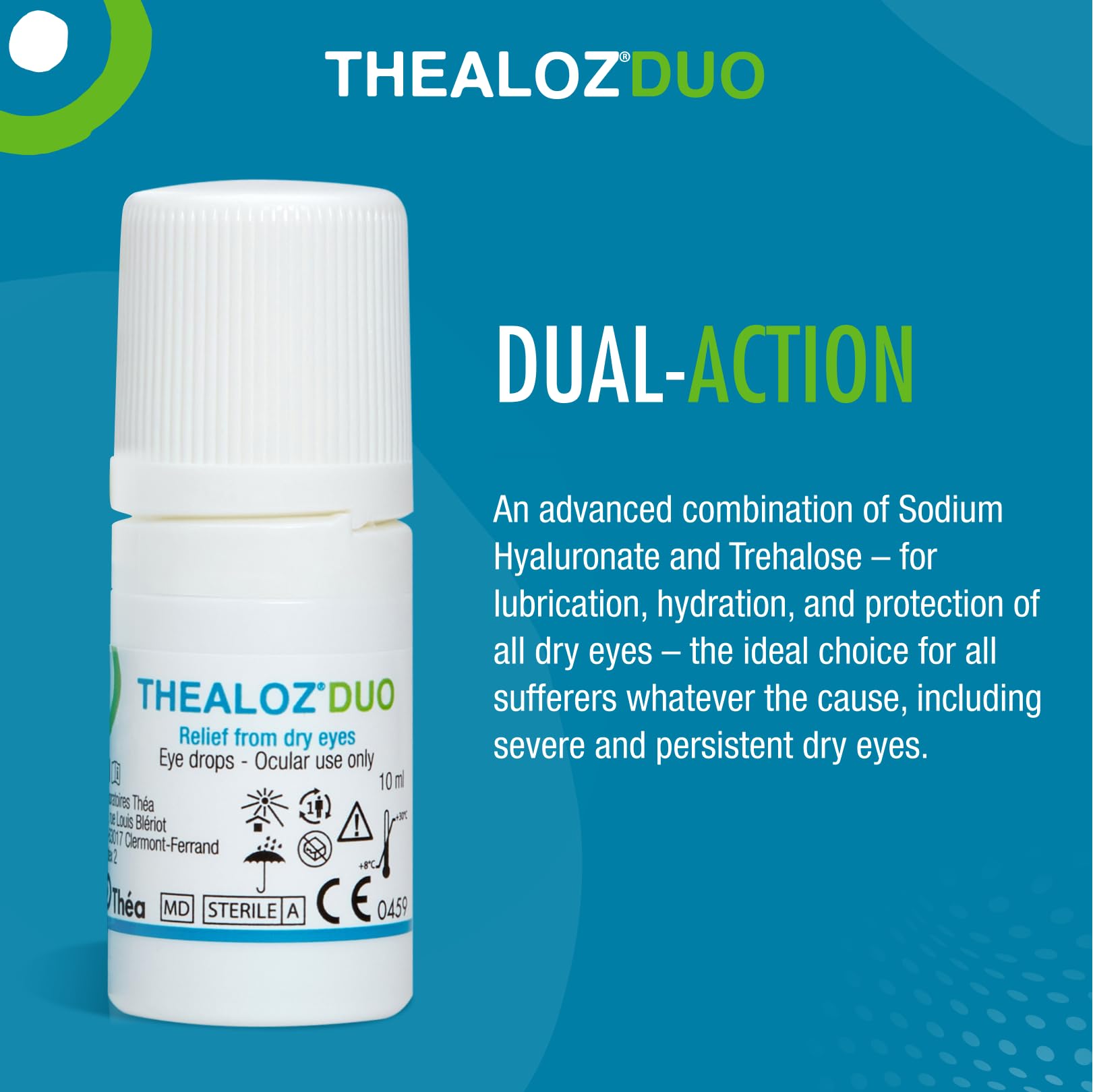 Thea Thealoz Duo Eye Drops - Preservative-Free Lubrication & Hydration for Dry Eyes (10 ml) 5