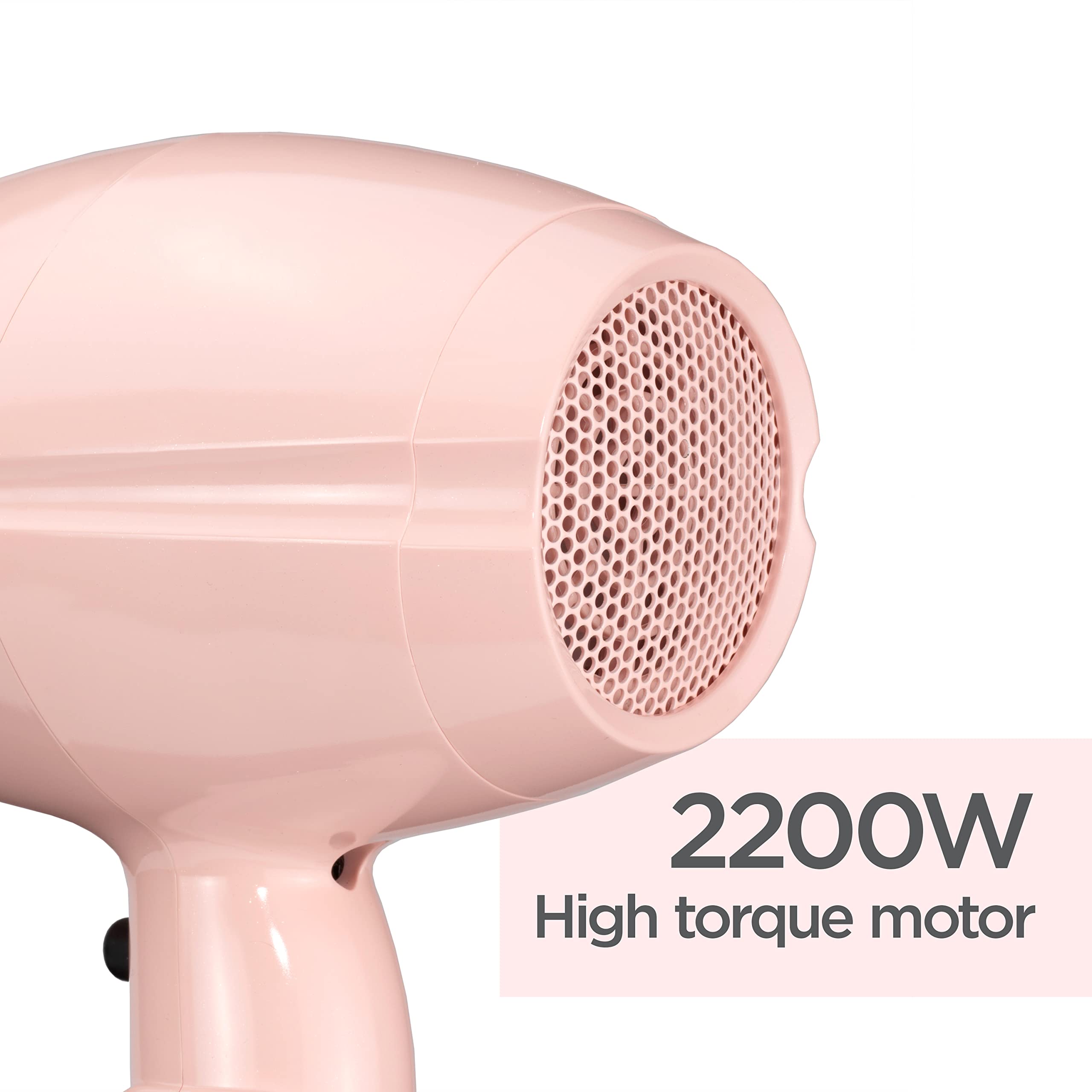 BaByliss Rose Blush 2200W Hair Dryer with Ionic Frizz-Control 4