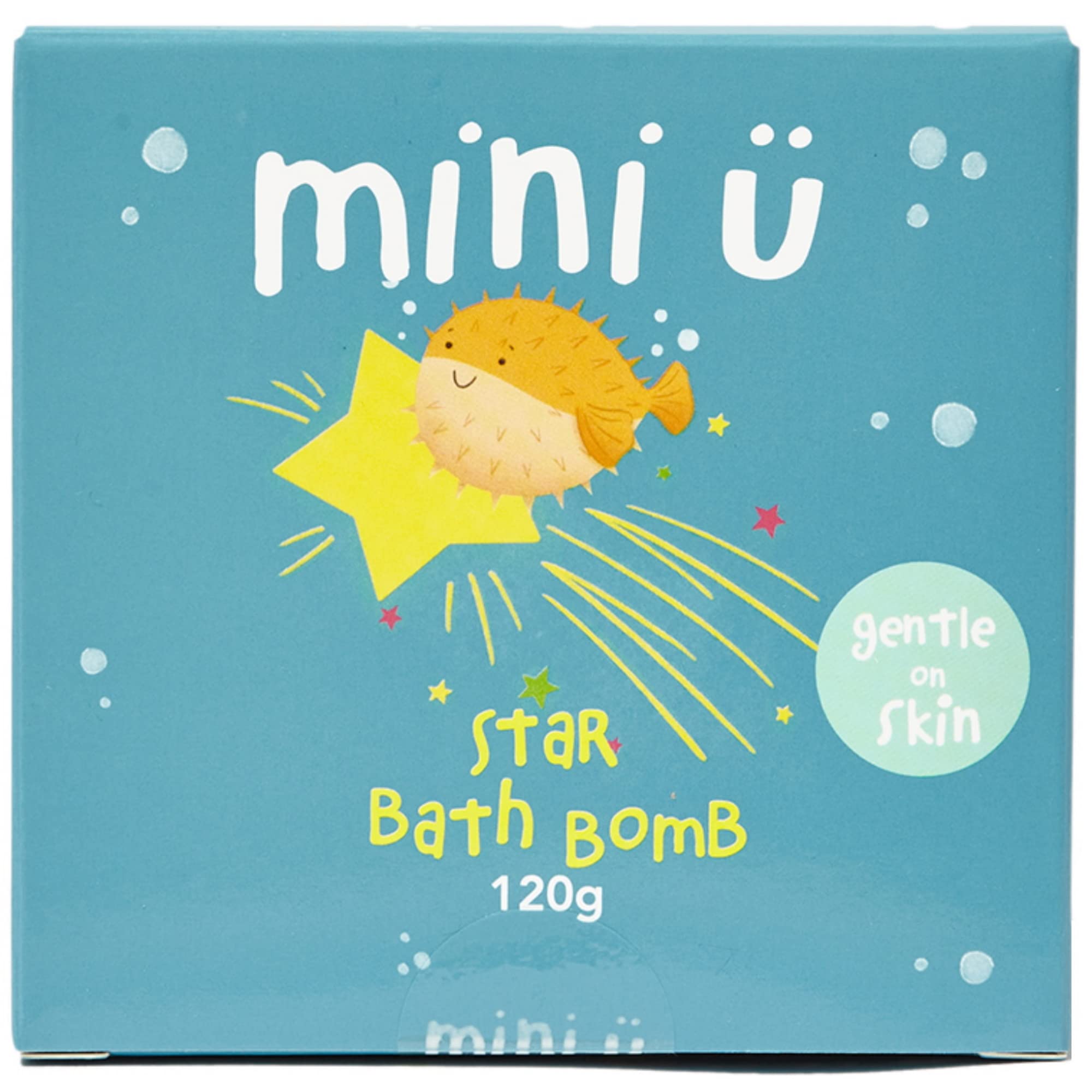 Mini U Star Fizzing Bath Bomb with Moisturising Shea Butter - Vegan & Cruelty Free