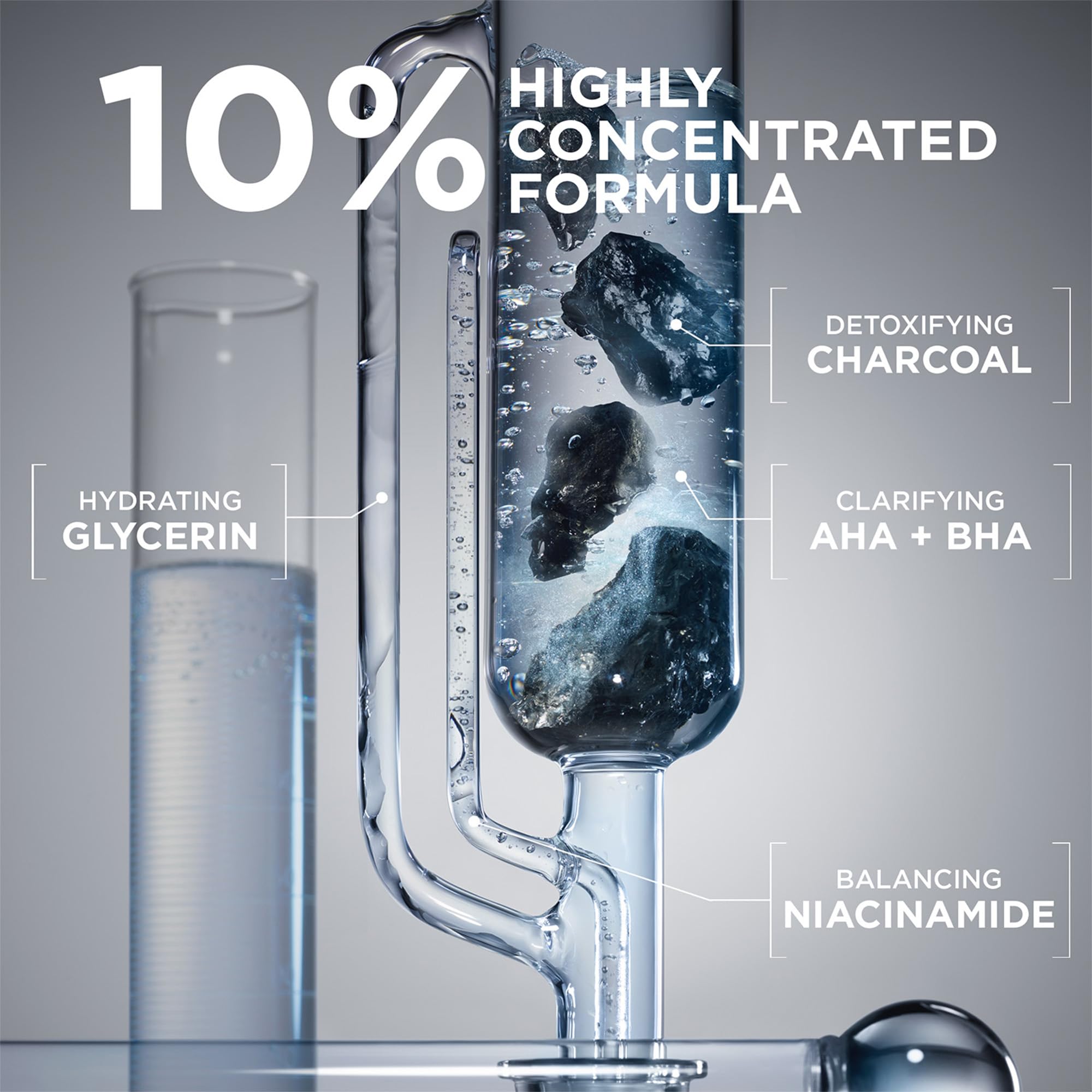 Garnier Pure Active AHA+BHA Charcoal Daily Mattifying Air Cream for Oil Control 7